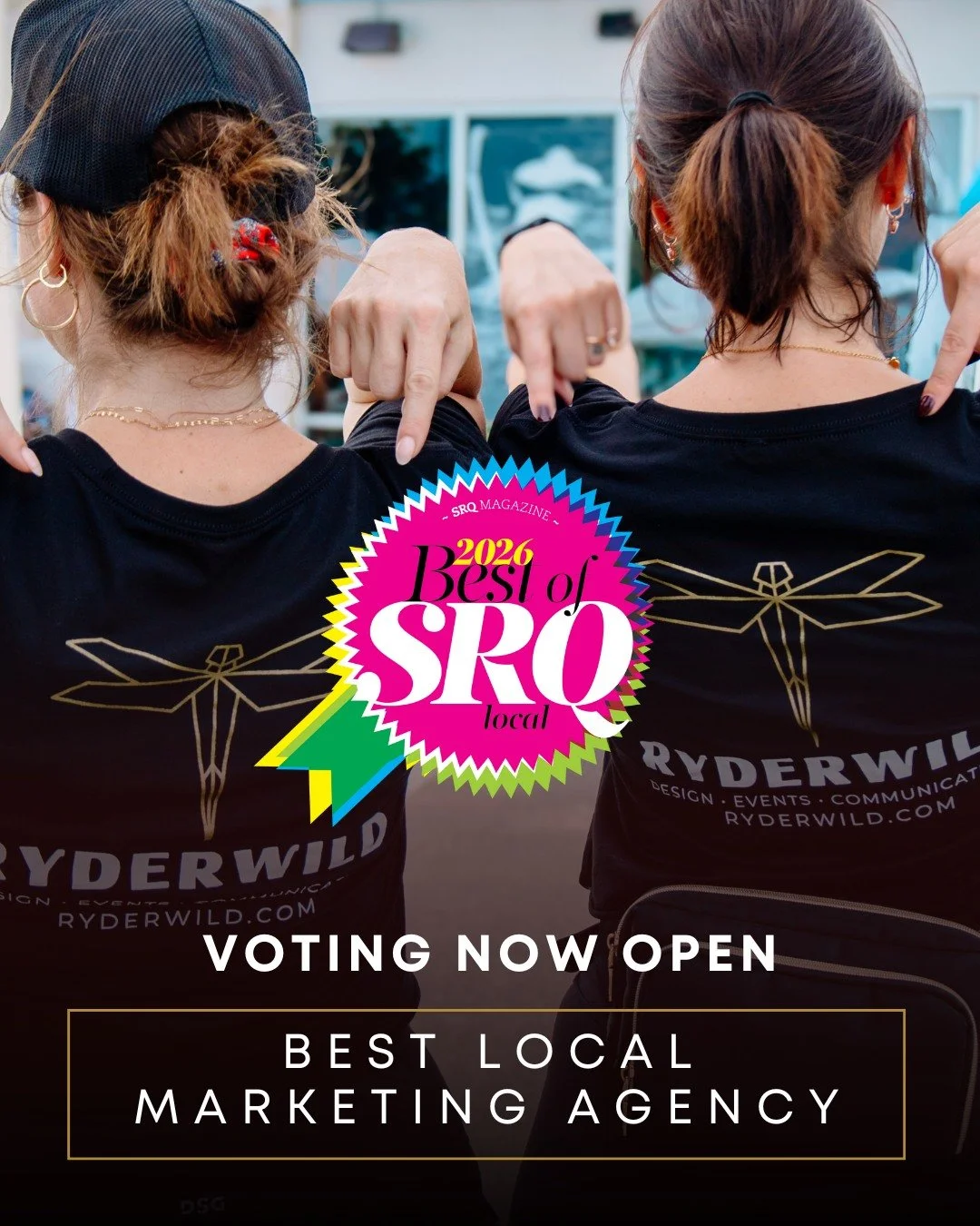 We&rsquo;re so grateful to be nominated once again for Best Local Marketing Agency in the Best of @srqmag awards.

Huge thanks to the clients who trust us year after year. It truly feels like one big, creative family here in Sarasota, and we&rsquo;re