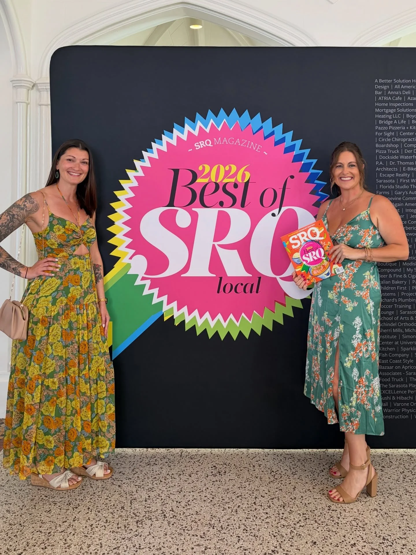 Same celebration. Same gratitude. Different outfits. Fun times seeing all of our people at the #BestofSRQ party last night! 

High fives to everyone who participated in the marathon of voting for your fave local bizzies. Until next time. 🤪😘
