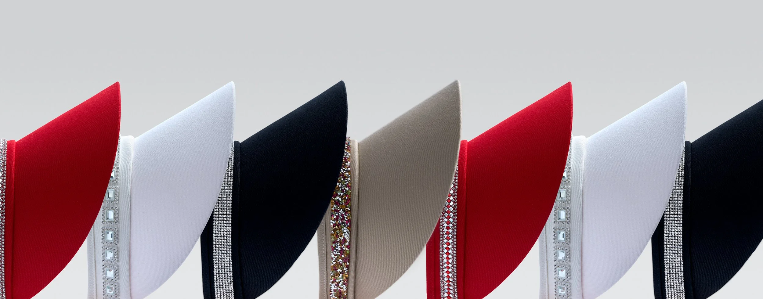 Luxury women's golf visors created by High Spirits