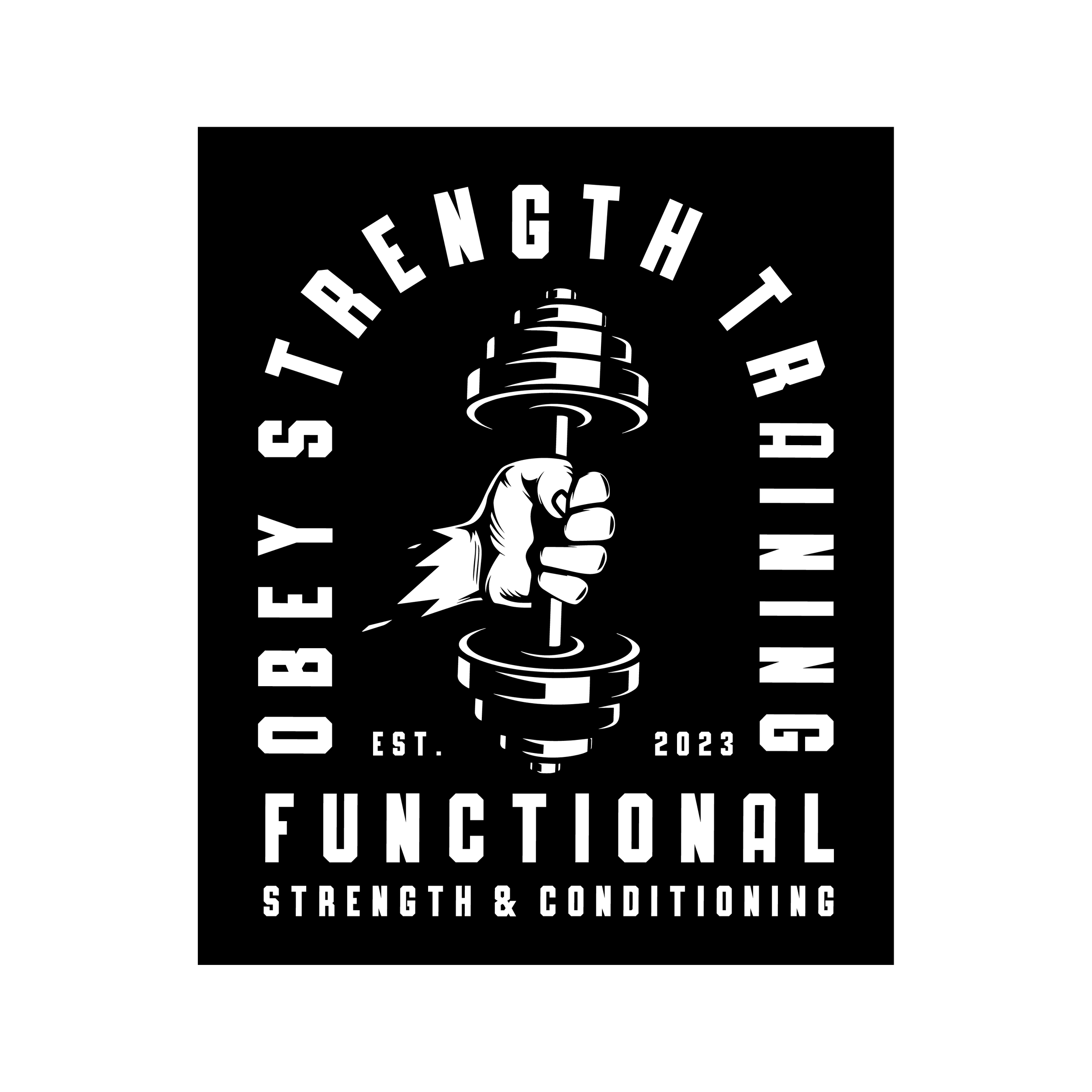 Obey Strength Arch Sticker