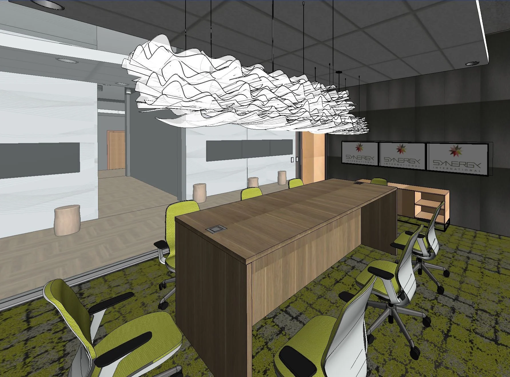 Image showcasing Sustainable Office Interior Design — Allison Fresco Interiors