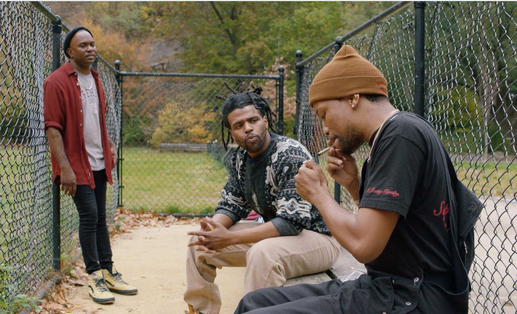 as Meek in "Speak Up Brotha!" (2023), directed by Wes Goodrich. 