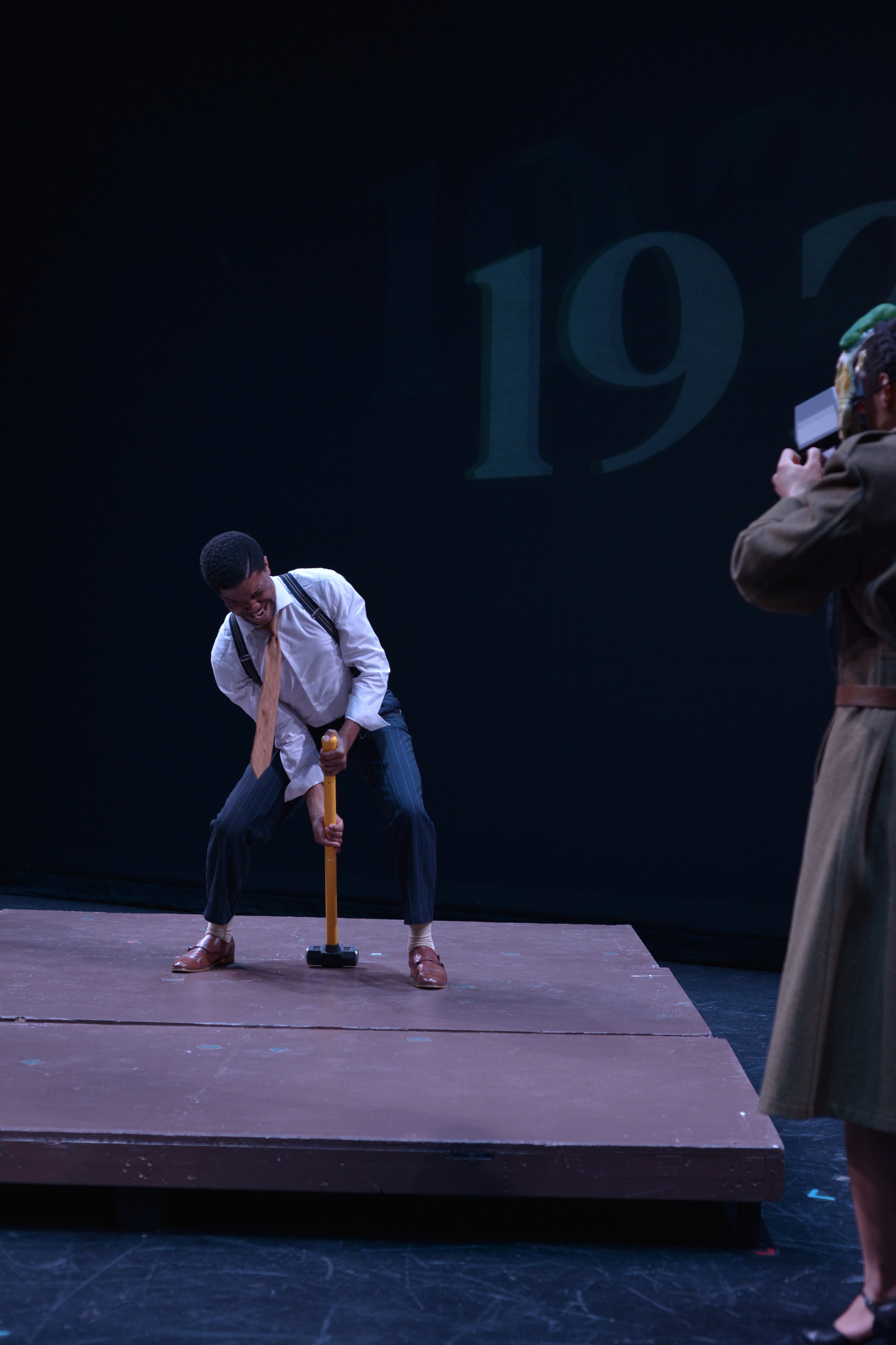 as McNairy Lewis in "Harlem & Moscow" (2023) wri. Alle Mims, dir. Wes Andre Goodrich. Columbia University.