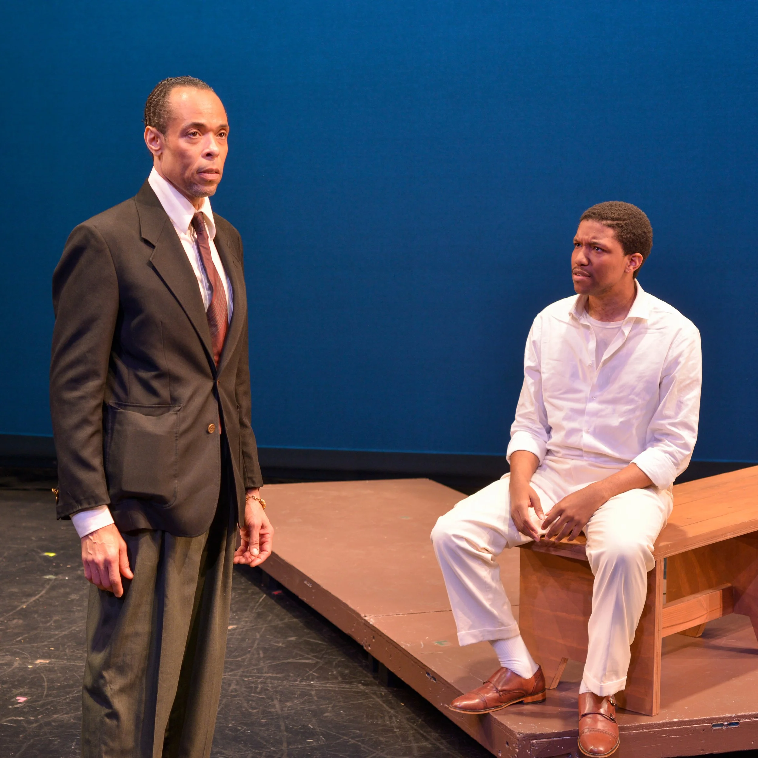 as McNairy Lewis in "Harlem & Moscow" (2023) written by Alle Mims and directed by Wes Goodrich. Columbia University.