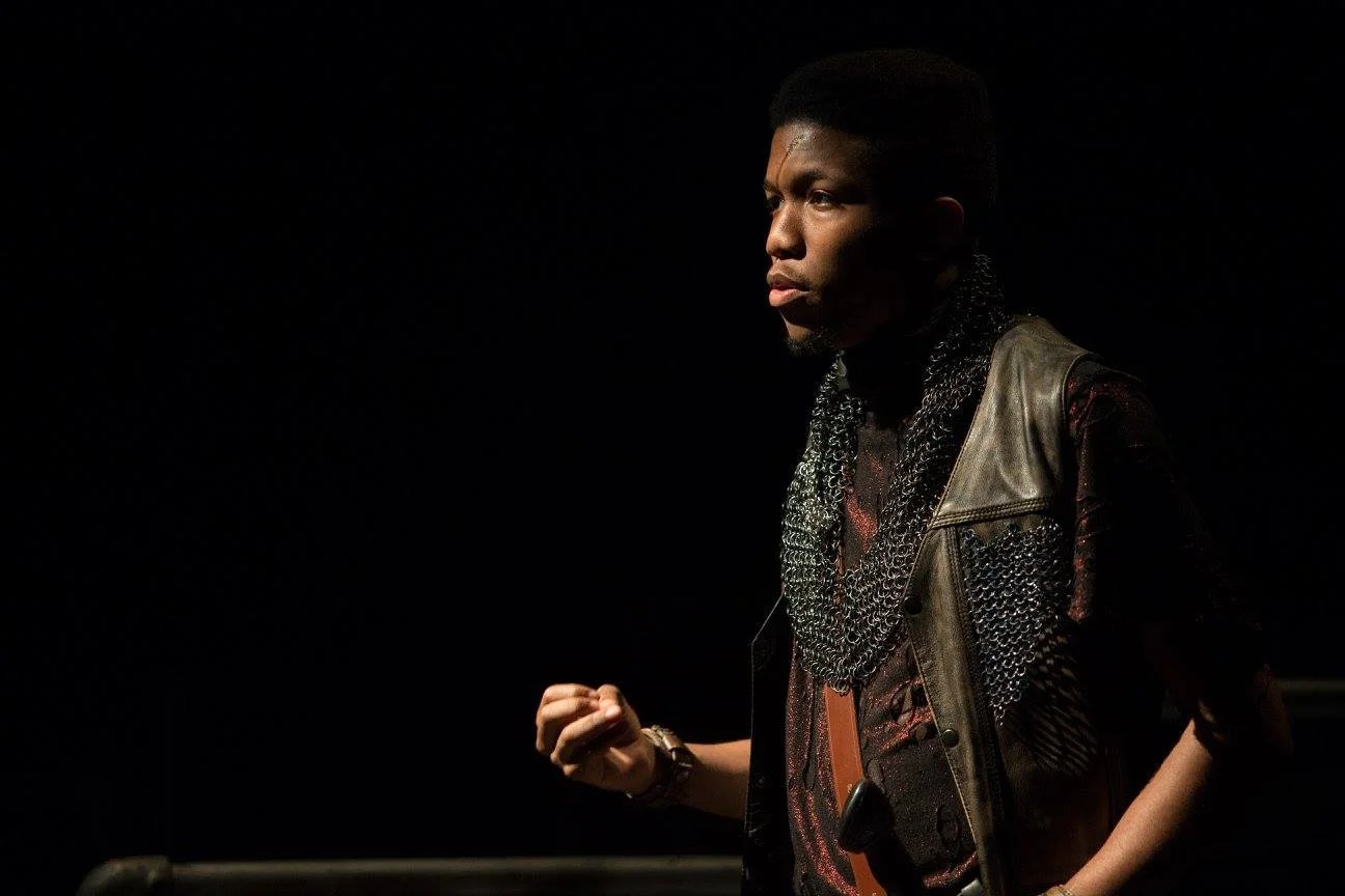 as Tajomaru in "Rashomon" (2018), directed by Alex Lyutenskov. Robert Sinclair Theatre.