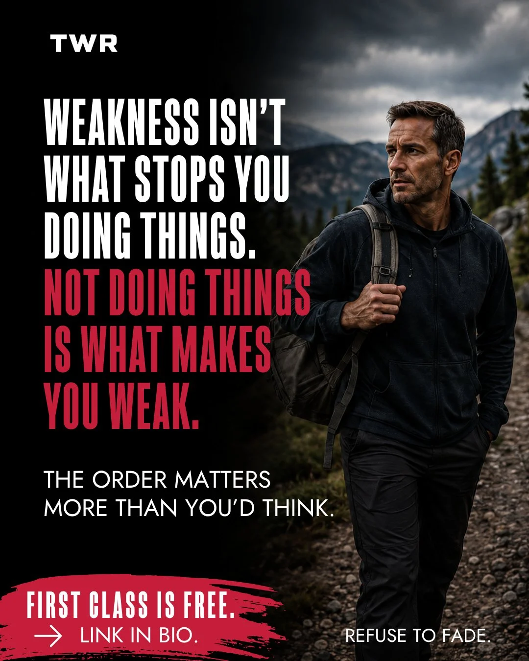Most people have it backwards. They picture strength draining out on some schedule, and the list of things they can still do getting shorter as a consequence.⁠
⁠
It runs the other way. Your body keeps exactly as much muscle as you&rsquo;ve given it a