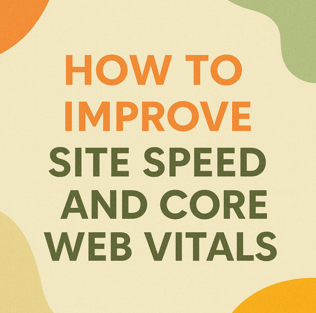 How to Improve Site Speed and Core Web Vitals