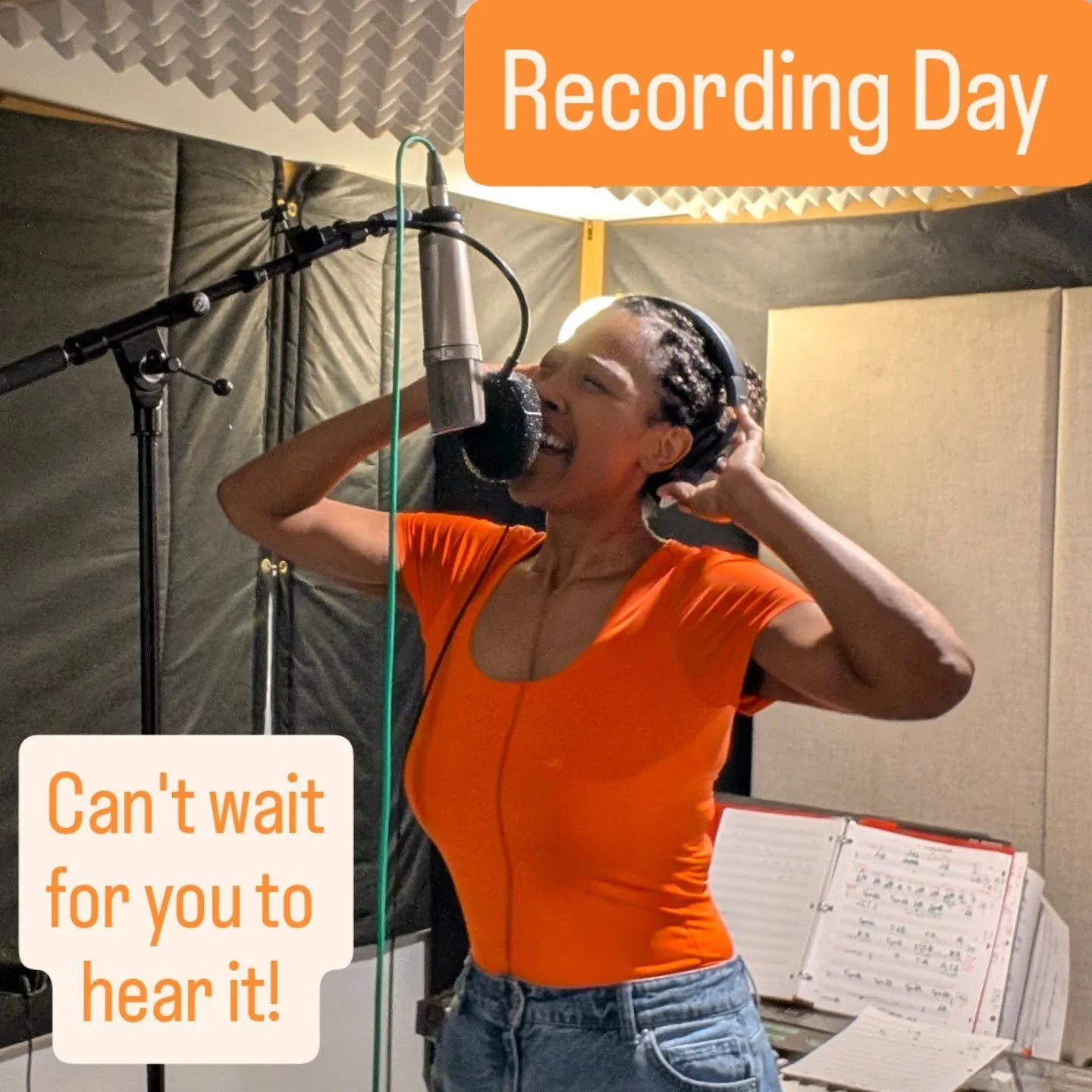 Another day, another day in the studio! Working hard on some new tunes for you - can't wait for you to hear them! #newmusic