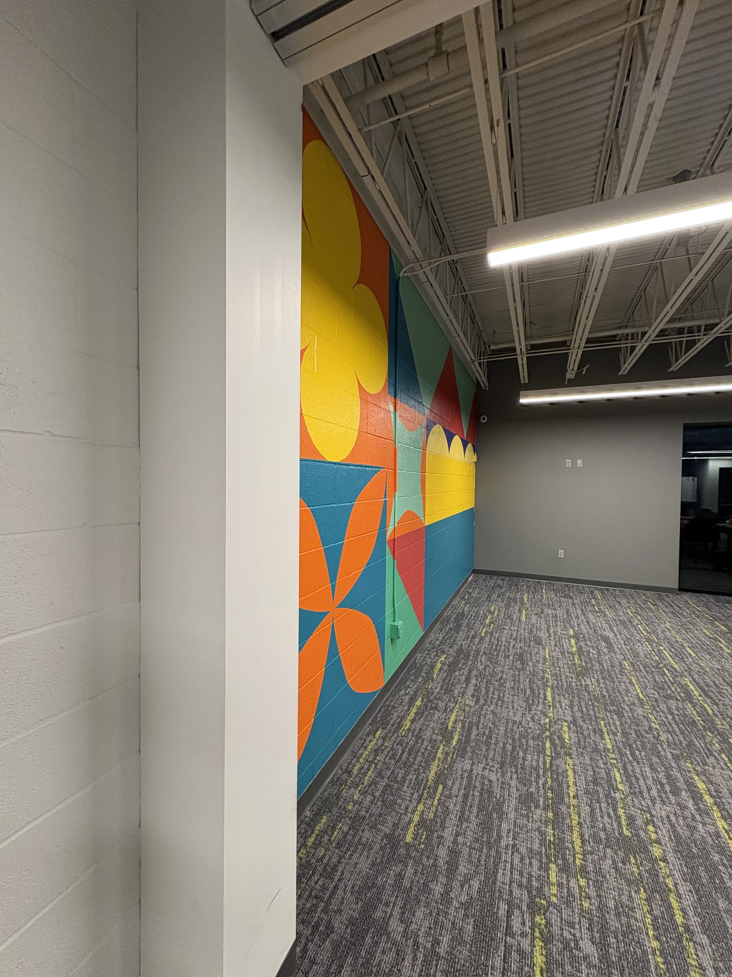 Side view mural