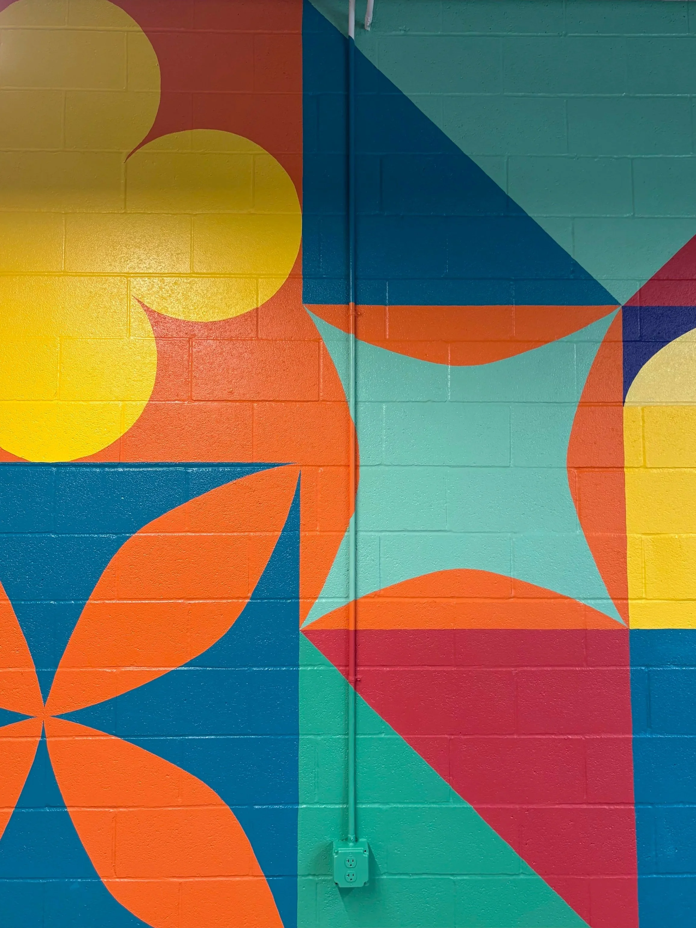 Hill City Church Kids - Geometric Murals