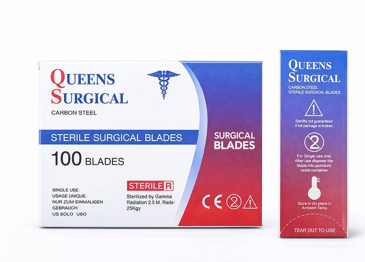 Surgical Blades - Carbon Steel - Box of 100