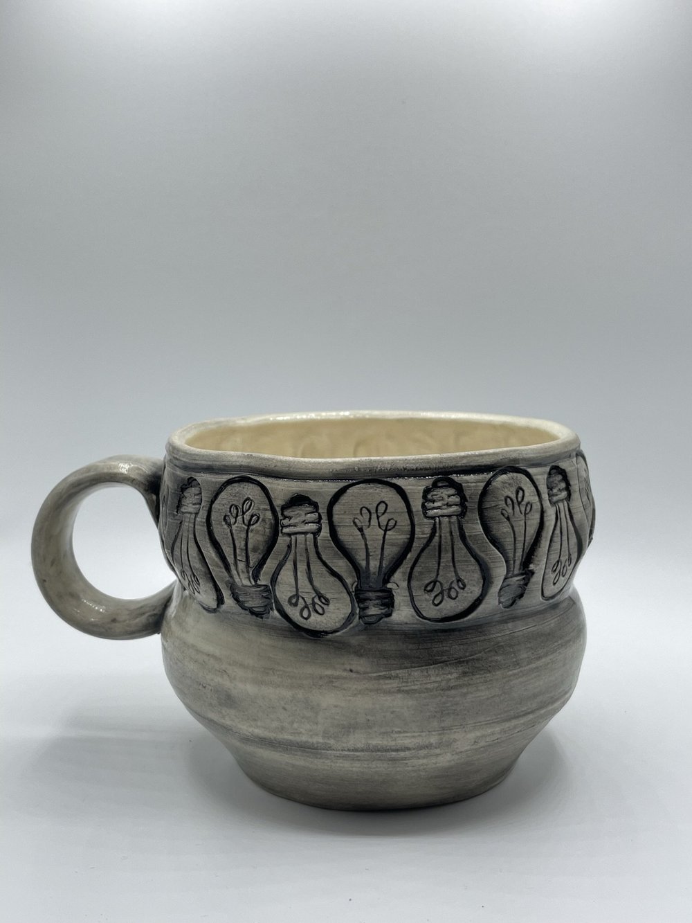 Extra Large Light Bulb Mug  JLC Pottery