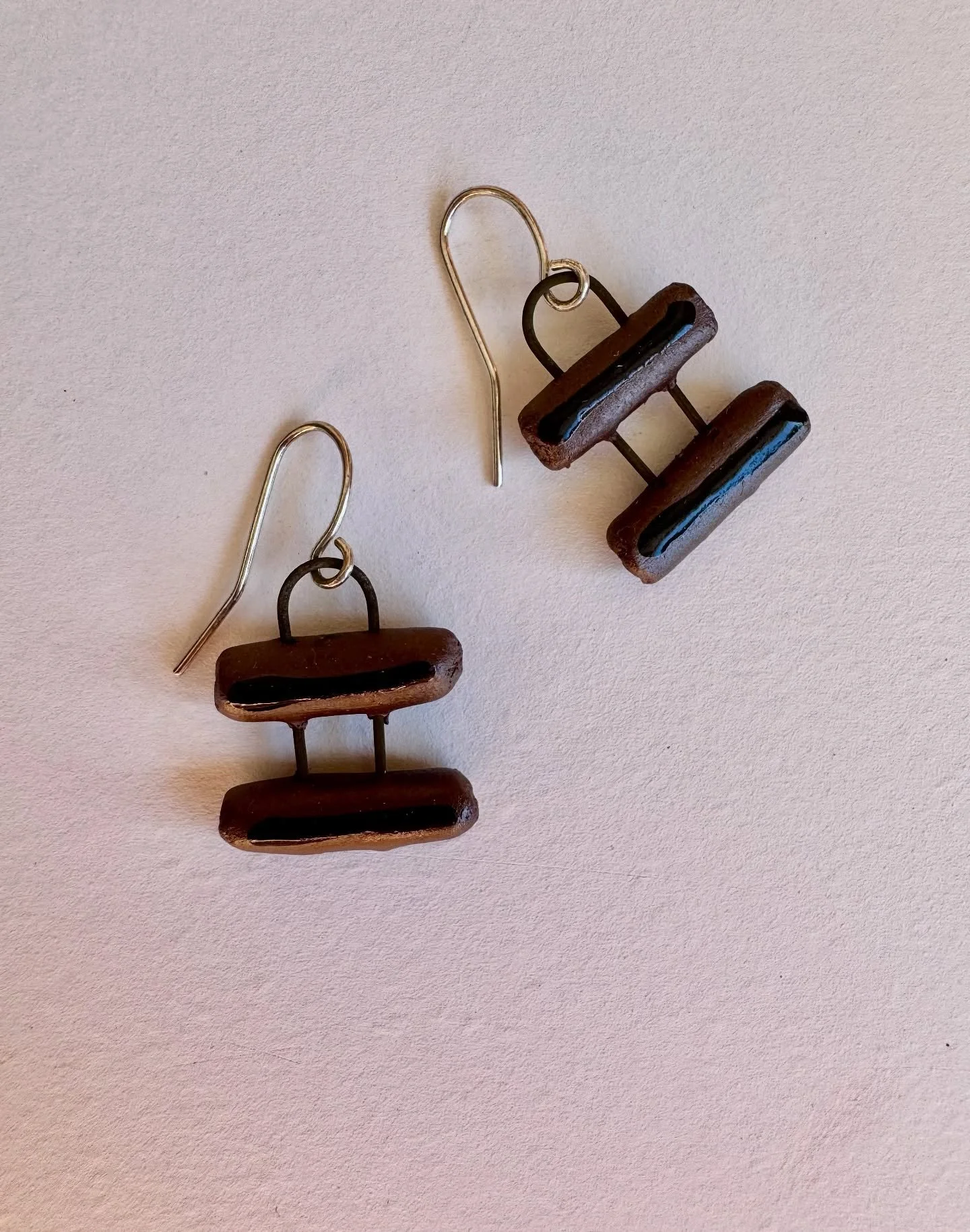 These are up in the @etsy shop! Trying out some more listings in there! Take a look! #etsyshop #buyart #earrings #abstract