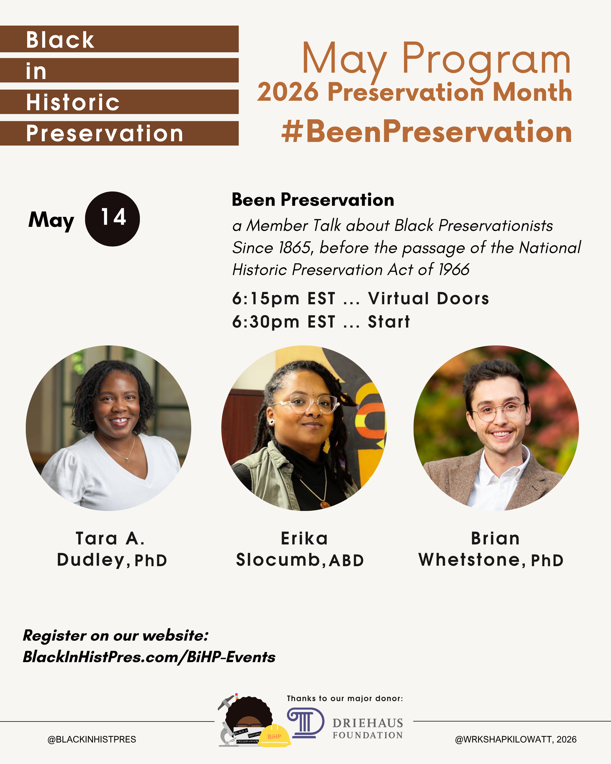Been Preservation: Black Preservationists Since 1865