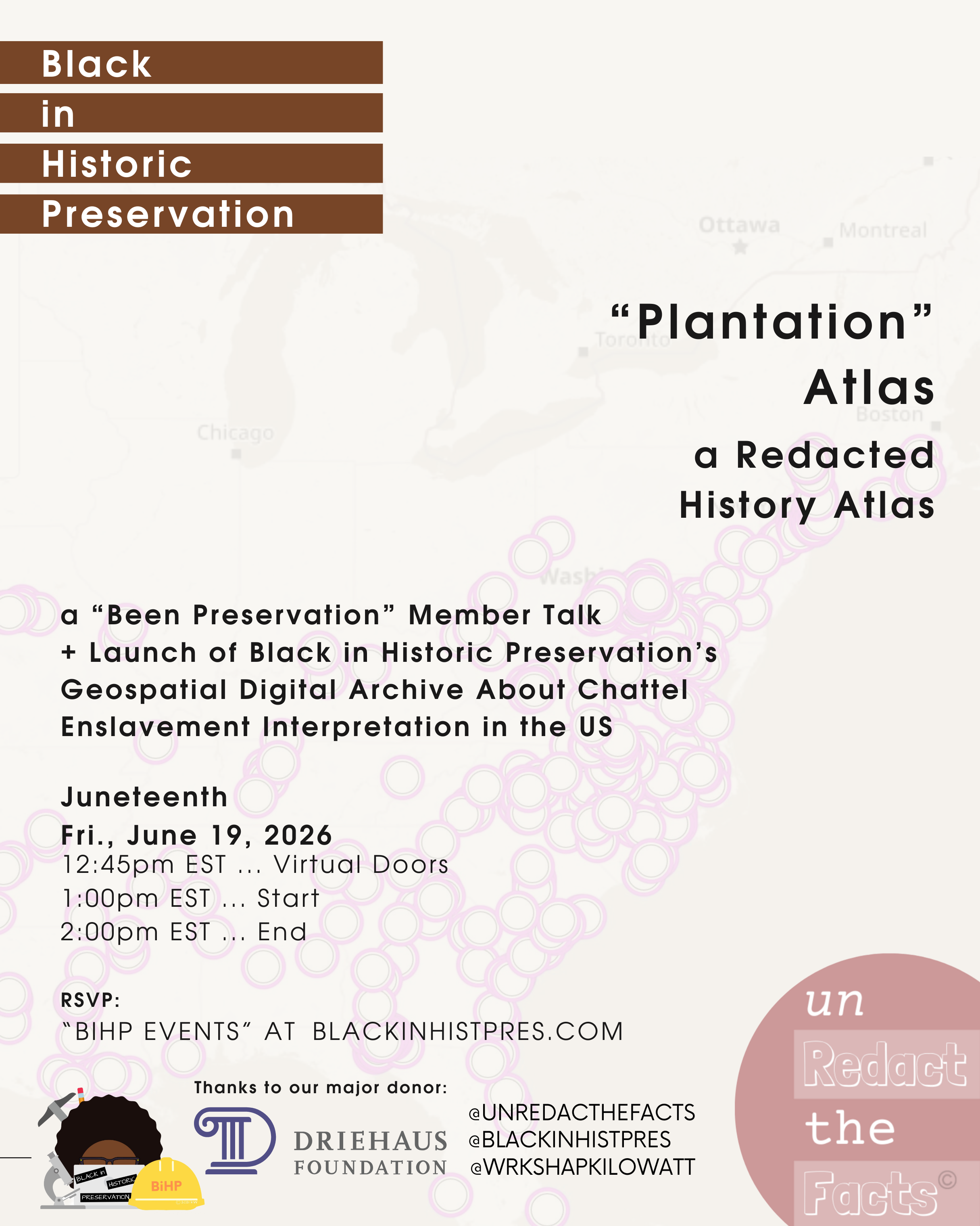 “Plantation” Atlas Launch: a Juneteenth Event