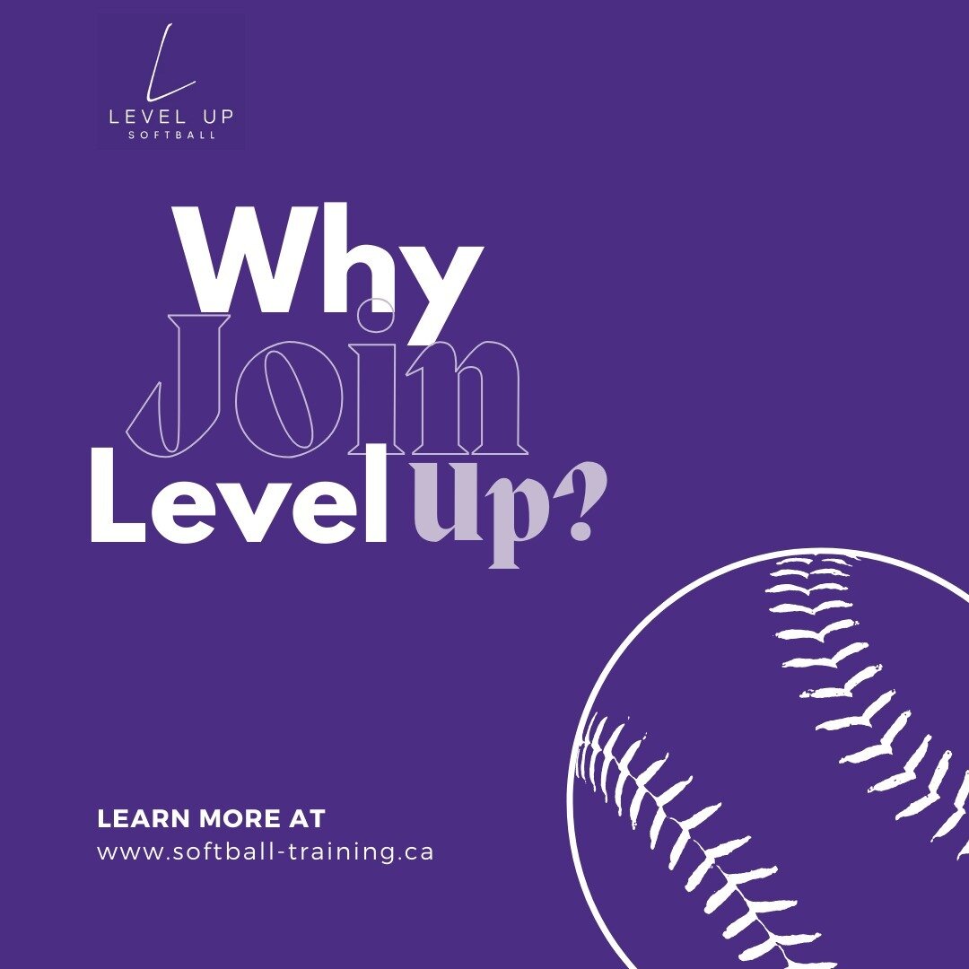 Bring your game to the next level with Level Up! Our team of former division one softball players brings experience, knowledge and fun to training every single day. By utilizing technology and training methods, our program is tailored to your own per