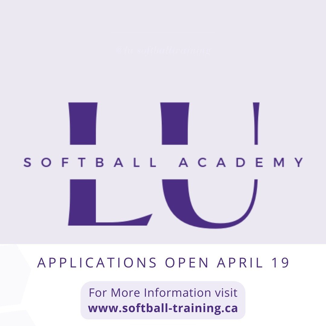 Mark your calendars! 🎉 

The 2024-2025 Level Up Softball Academy application goes LIVE tomorrow! 

For more information about the academy and application process, visit our website www.softball-training.ca

#levelup#softball#yyc#calgary#youthsports#