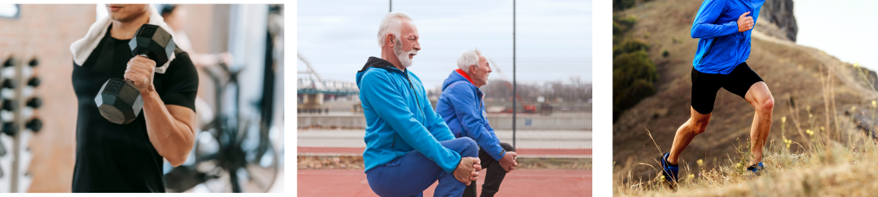 A man with gray hair and a beard, smiling while talking to a person.