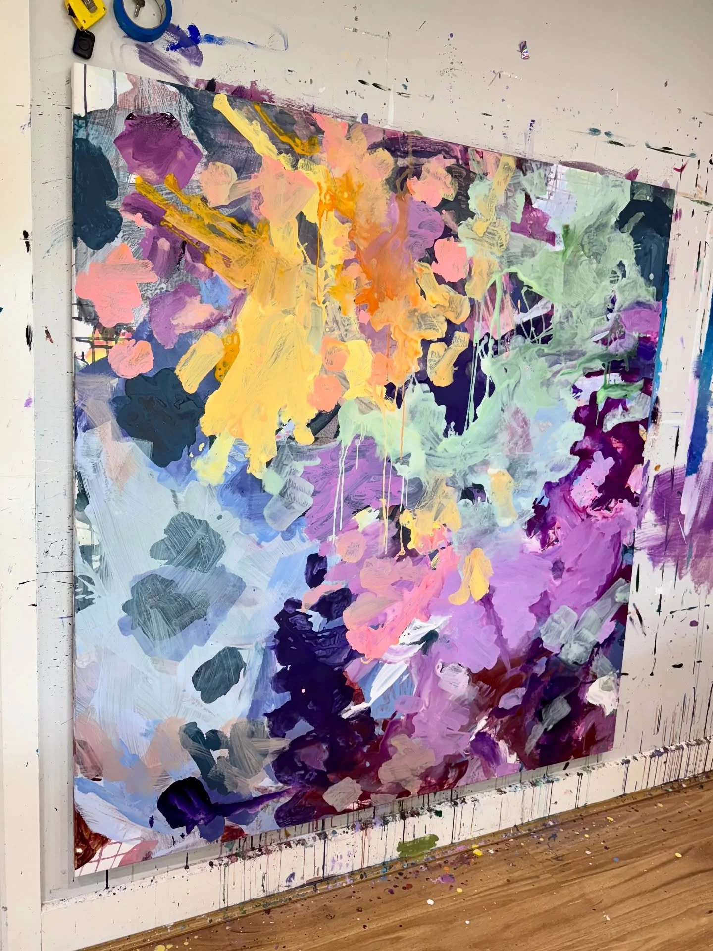 Current WIP in the studio.

I&rsquo;ve been like a moth to a flame with this one! Completely drawn in. Some pieces just have a magnetic pull, and this one&rsquo;s been impossible to ignore.

It&rsquo;s hanging on its side here, but now I&rsquo;m kind
