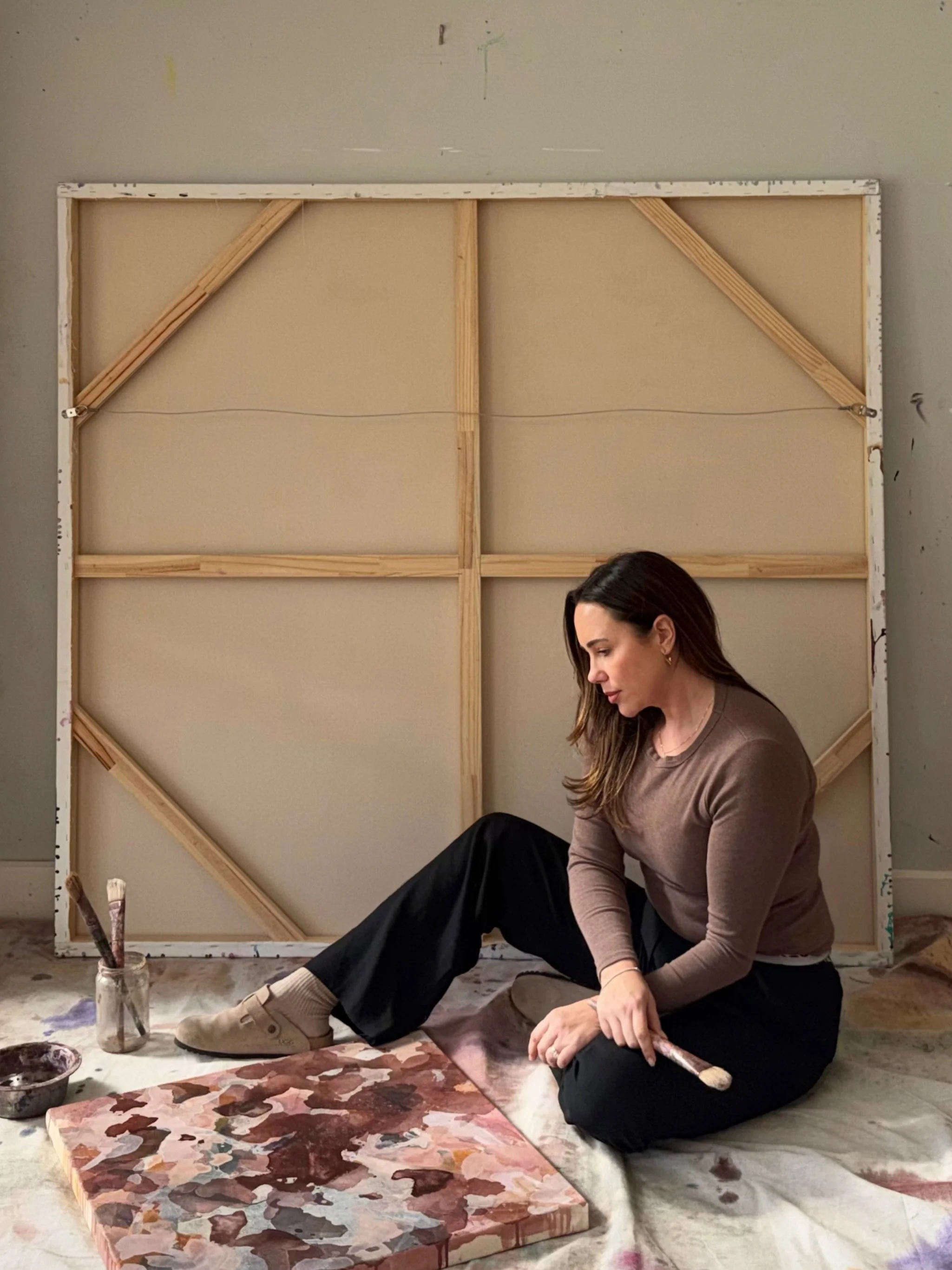 Studio lately. A little less painting and a little more time getting all the things I tend to put off sorted. Feels good to finally get on top of some of it.