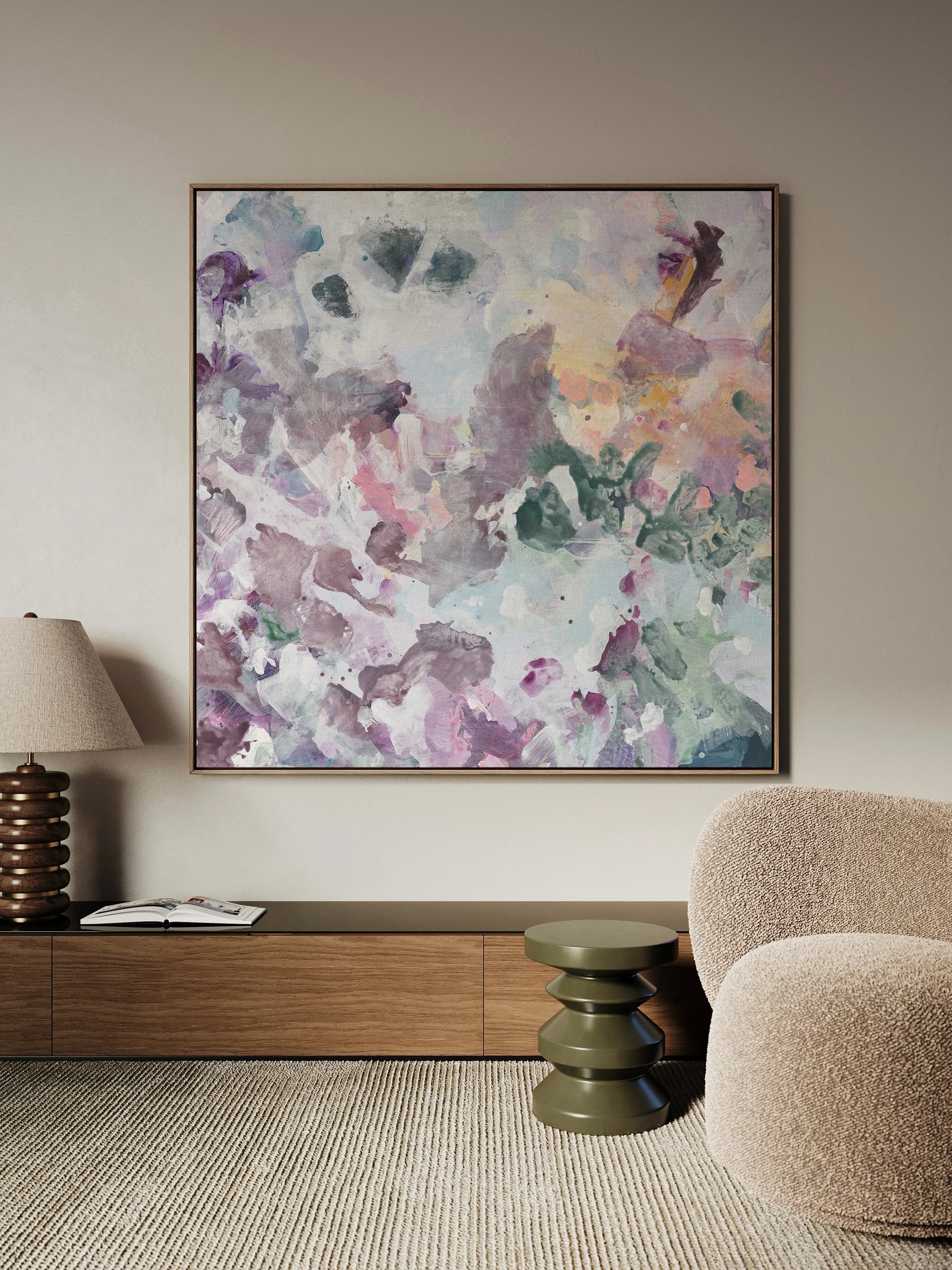 The new paintings I&rsquo;m working on at the moment are sitting somewhere between small and medium-large in scale. I&rsquo;m enjoying exploring this new body of work at these sizes before taking it larger.

In the meantime, I still have two large or