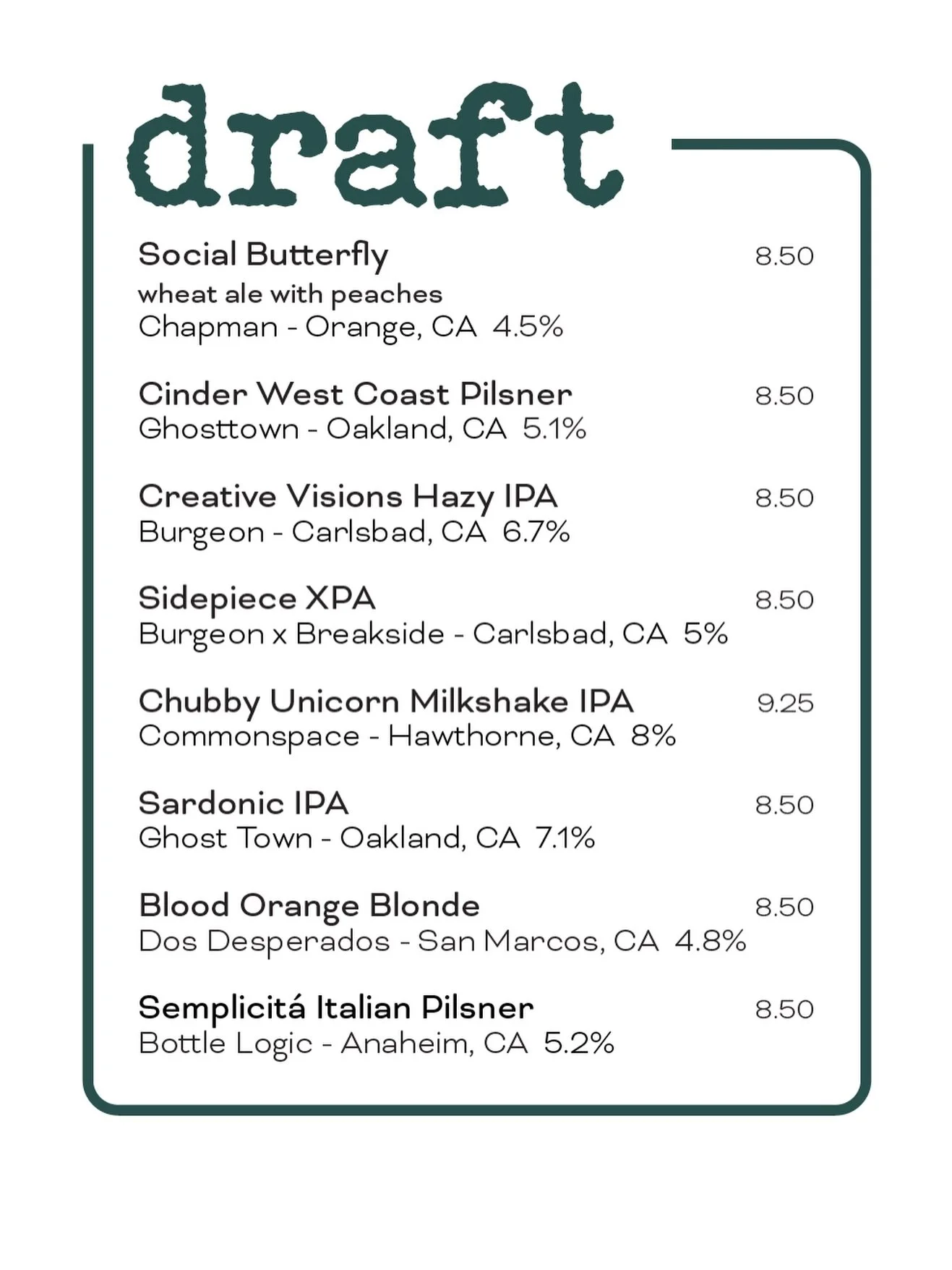Creative Visions Hazy IPA is now on tap 🍺 comment your thoughts 💭