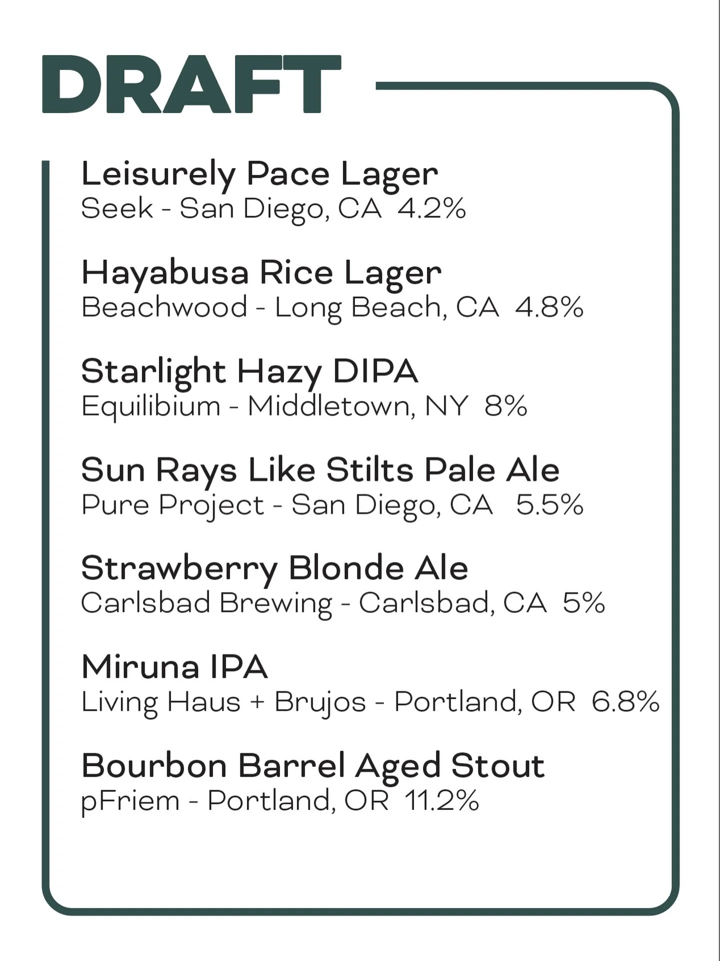 New beer on tap 🍺 
Try them out &amp; let us know 💭