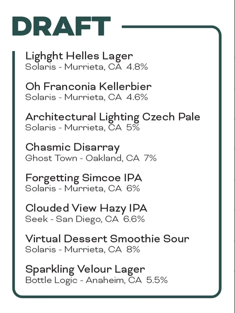 New draft list 🍻✨