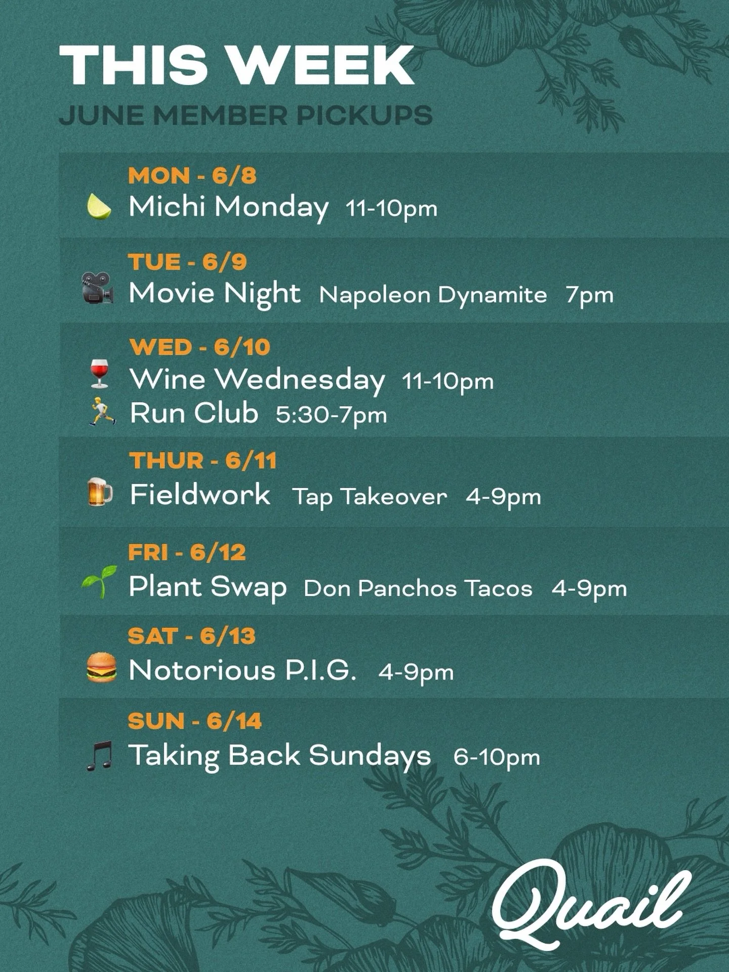 This week 🍻 will you be joining us?
