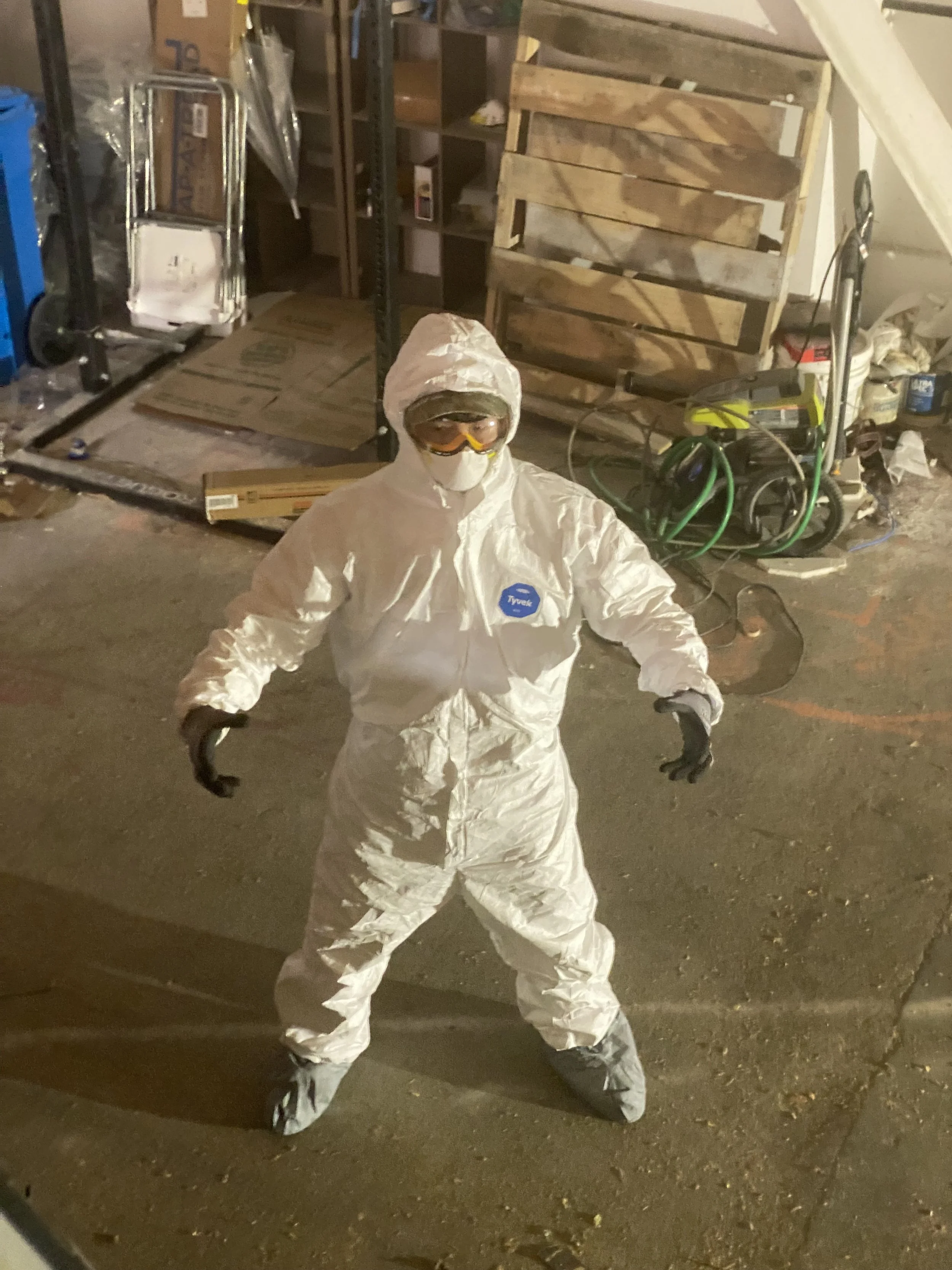 We learned to insulate with fiberglass insulation It was sweaty work and hard. 