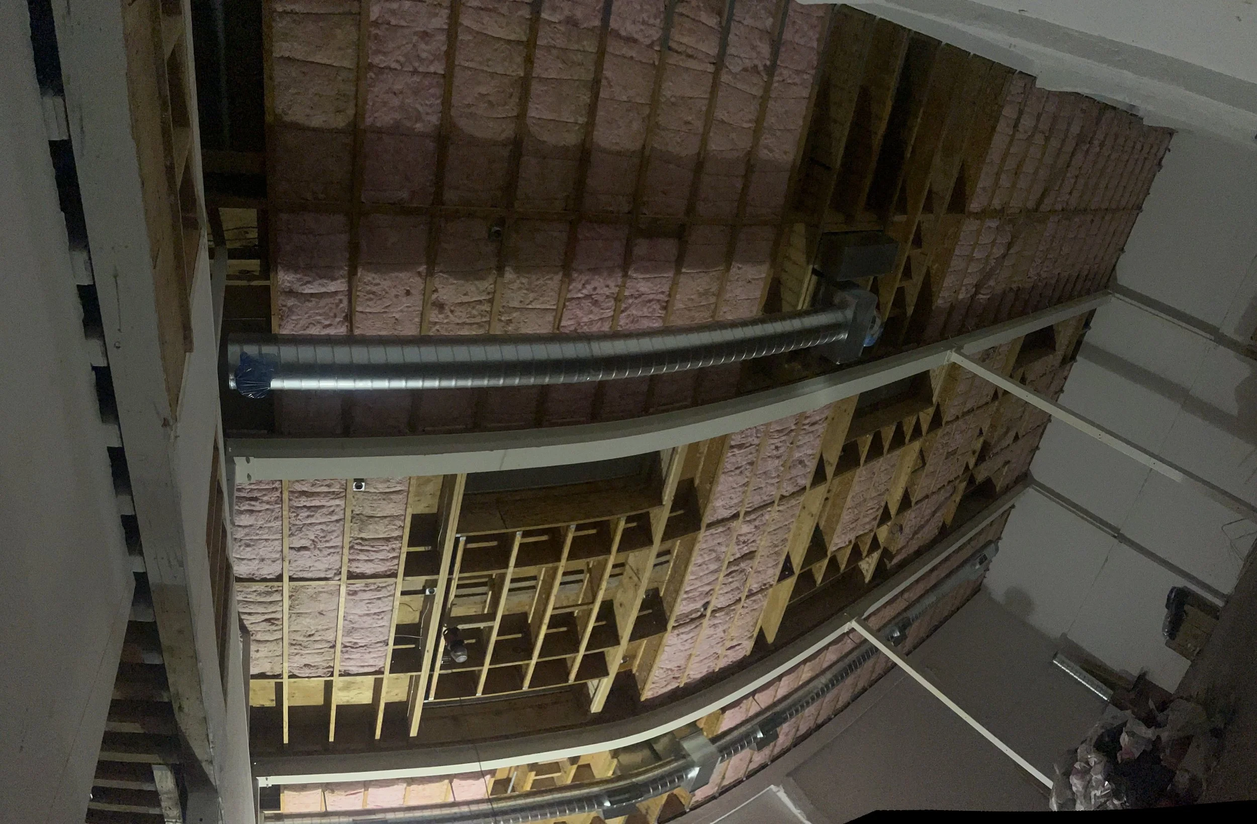 Lots and lots of insulating...