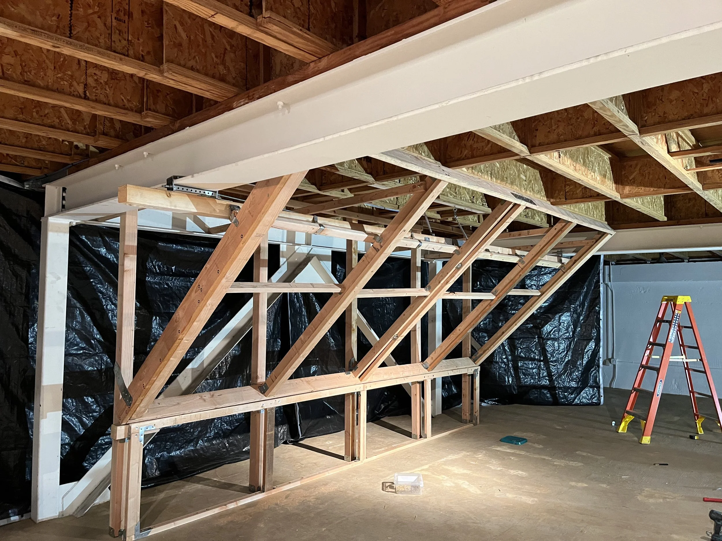 We built lots of walls.