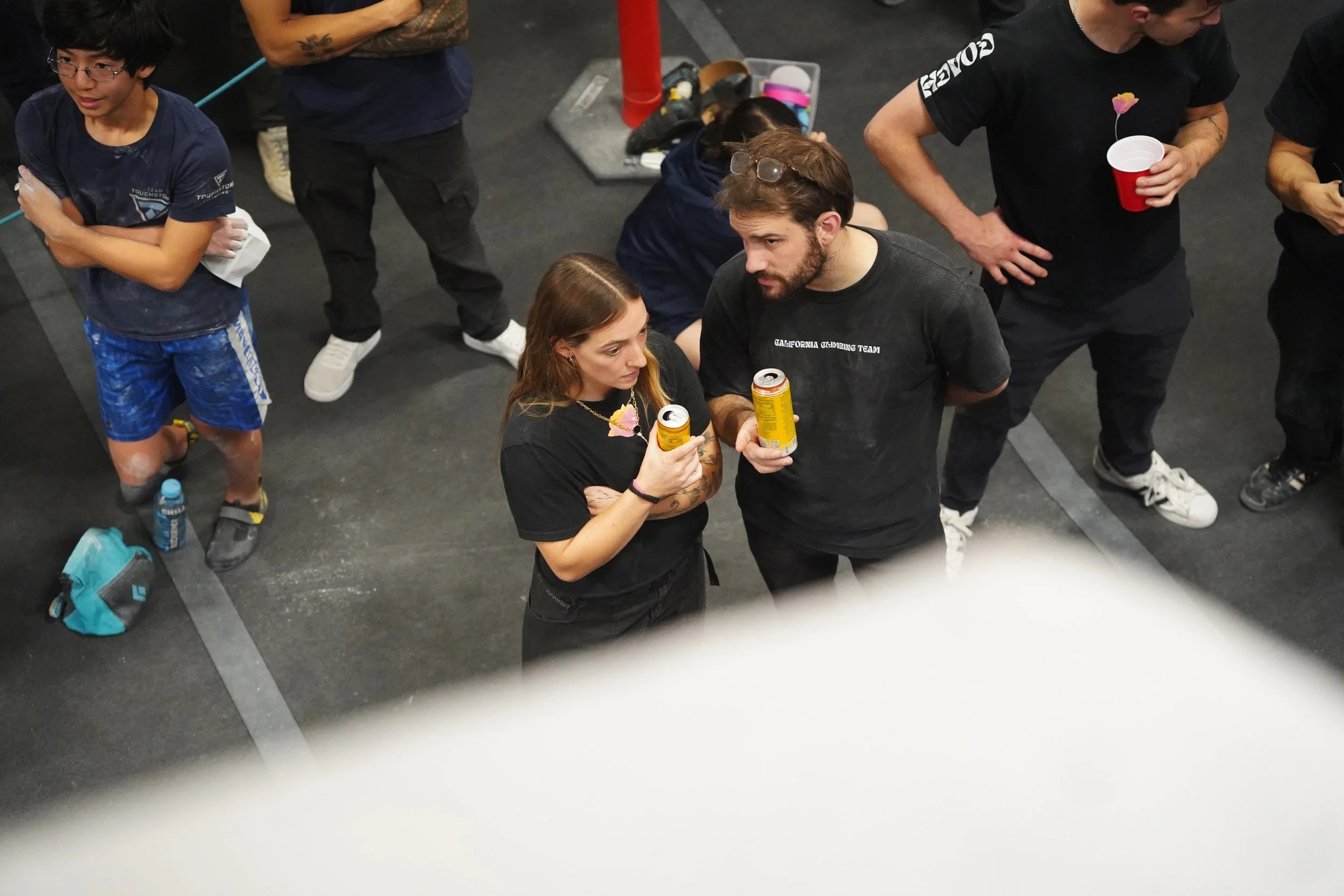 Radu and I built a parternship with another gym, helping them run their competition team, and their routesetting department. The bay loves our product and many athletes travels hours to climb our boulder problems. This is us at our second USA Climbin