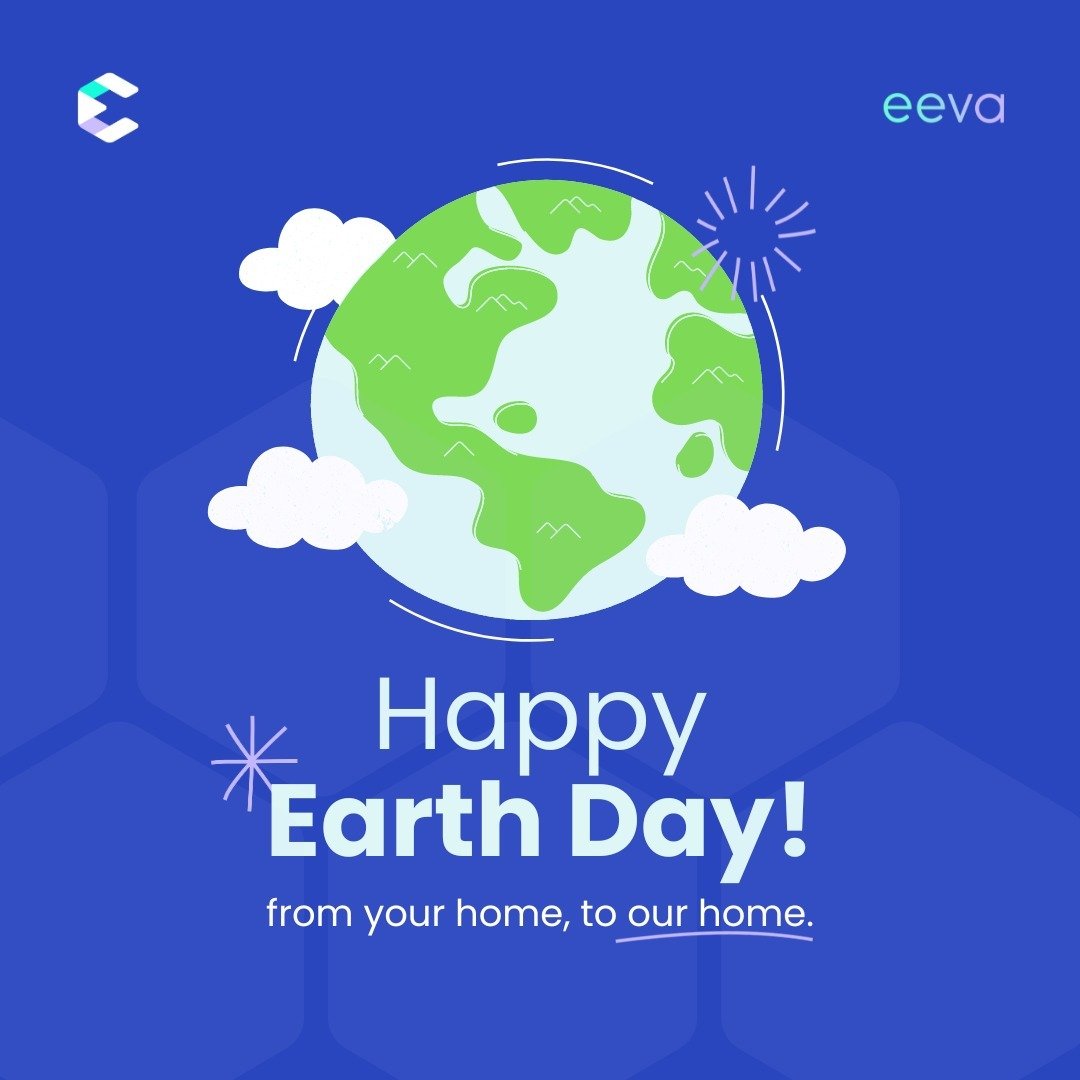 Happy Earth Day from eeva! 🌍✨ 

While we&rsquo;re all about helping make YOUR home run smoother, we also want to treat OUR home with deep care. 

So let's celebrate our beautiful home planet today and every day by making eco-conscious choices in you