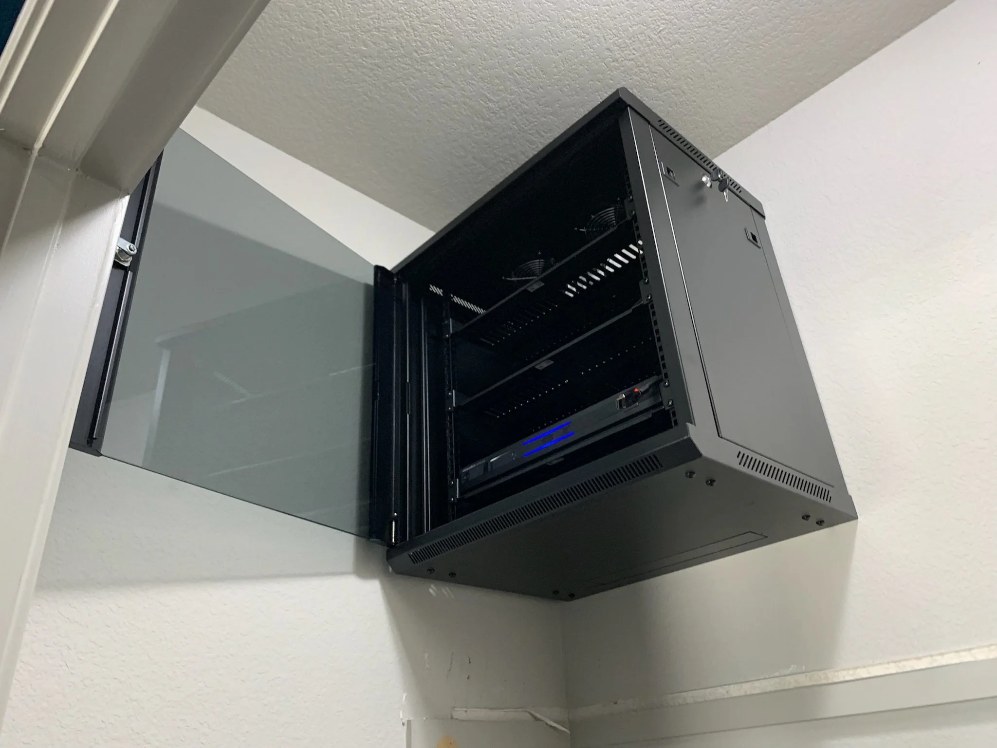 Mini home theater rack.