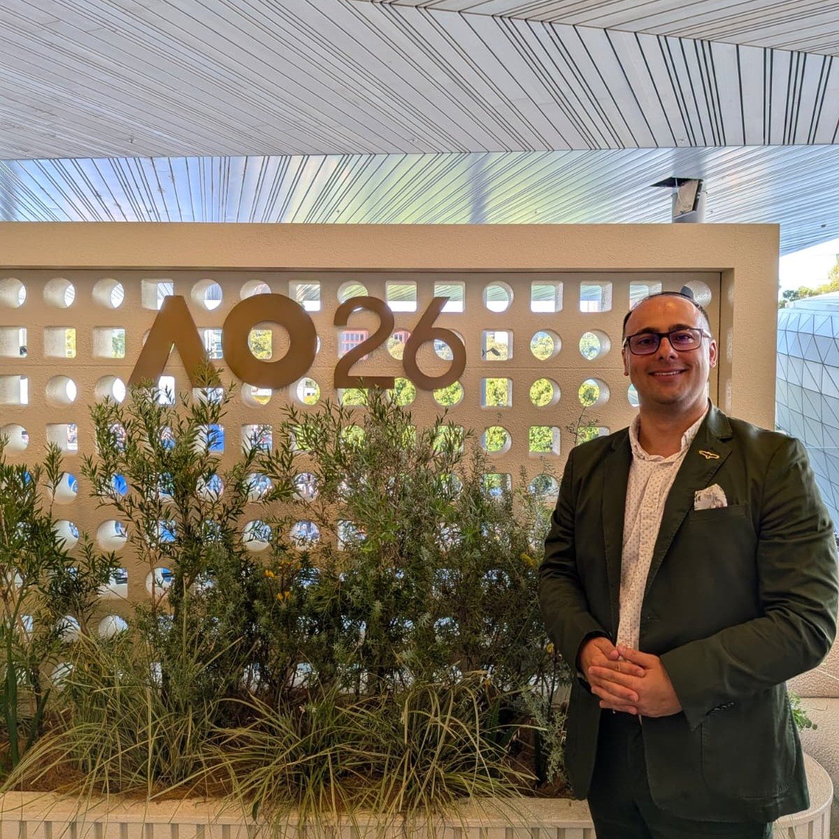 Great to be backing our Aussie star Alex de Minaur at the Australian Open. 🎾🇦🇺