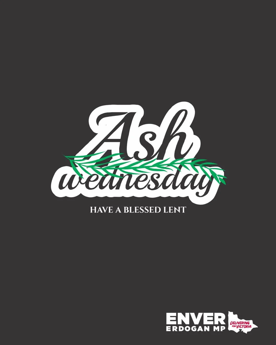 As Lent begins with Ash Wednesday, many in our community enter a sacred time of devotion, sacrifice and reflection.

My warmest wishes to everyone observing this solemn and meaningful season.