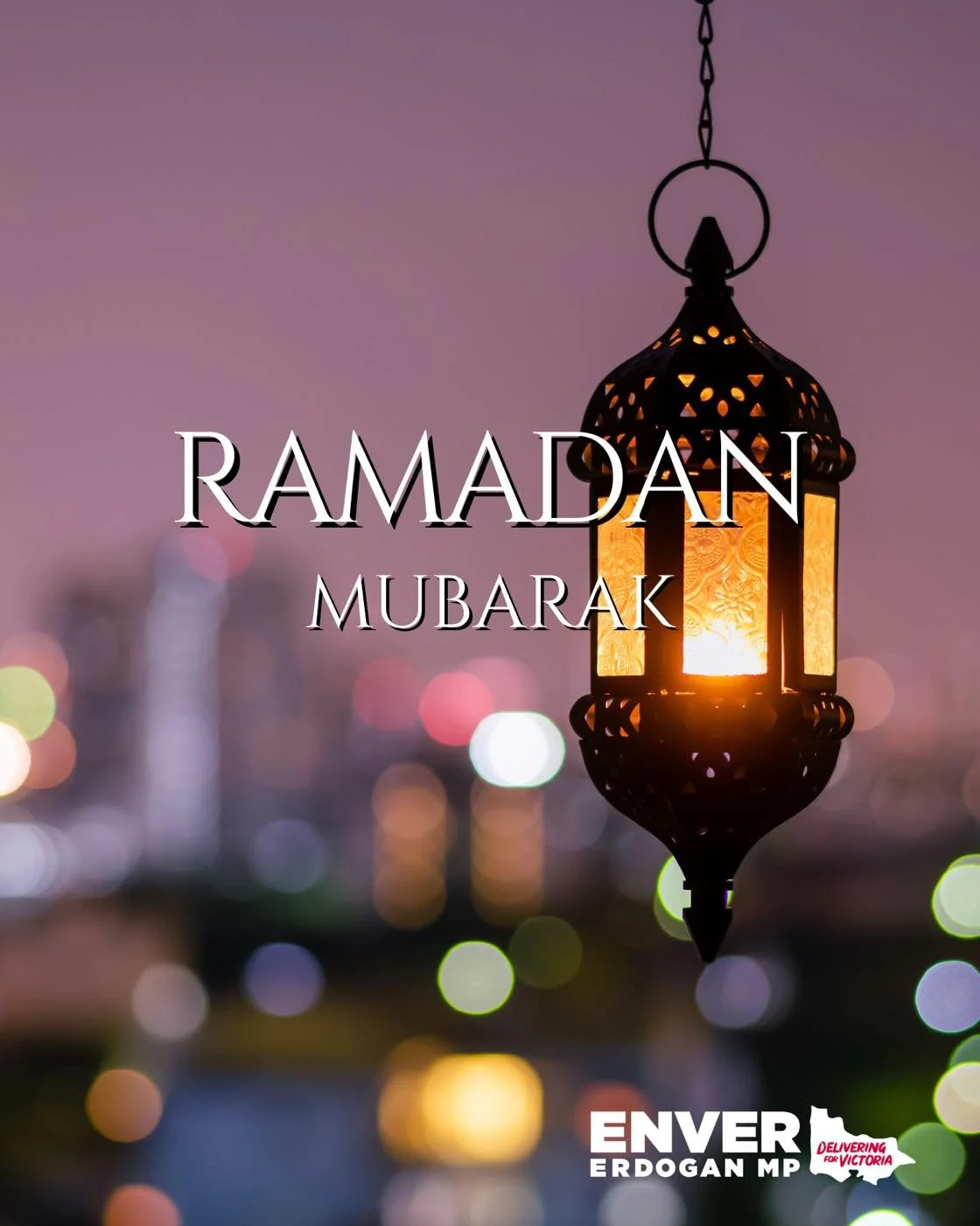 Wishing a blessed and peaceful Ramadan 🌙

Ramazan ayınız hayırlı ve m&uuml;barek olsun

Ramazan p&icirc;roz be 

رمضان مبارك