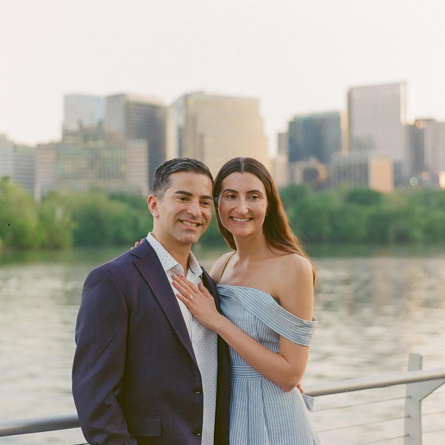 Loving a mix of film &amp; digital photography for engagements 🩵 Congrats to the lovely couple!

andreajanephotos.com

#virginiaweddingphotographer #washingtondcweddingphotographer #marylandweddingphotographer #newyorkweddingphotographer #northernvi
