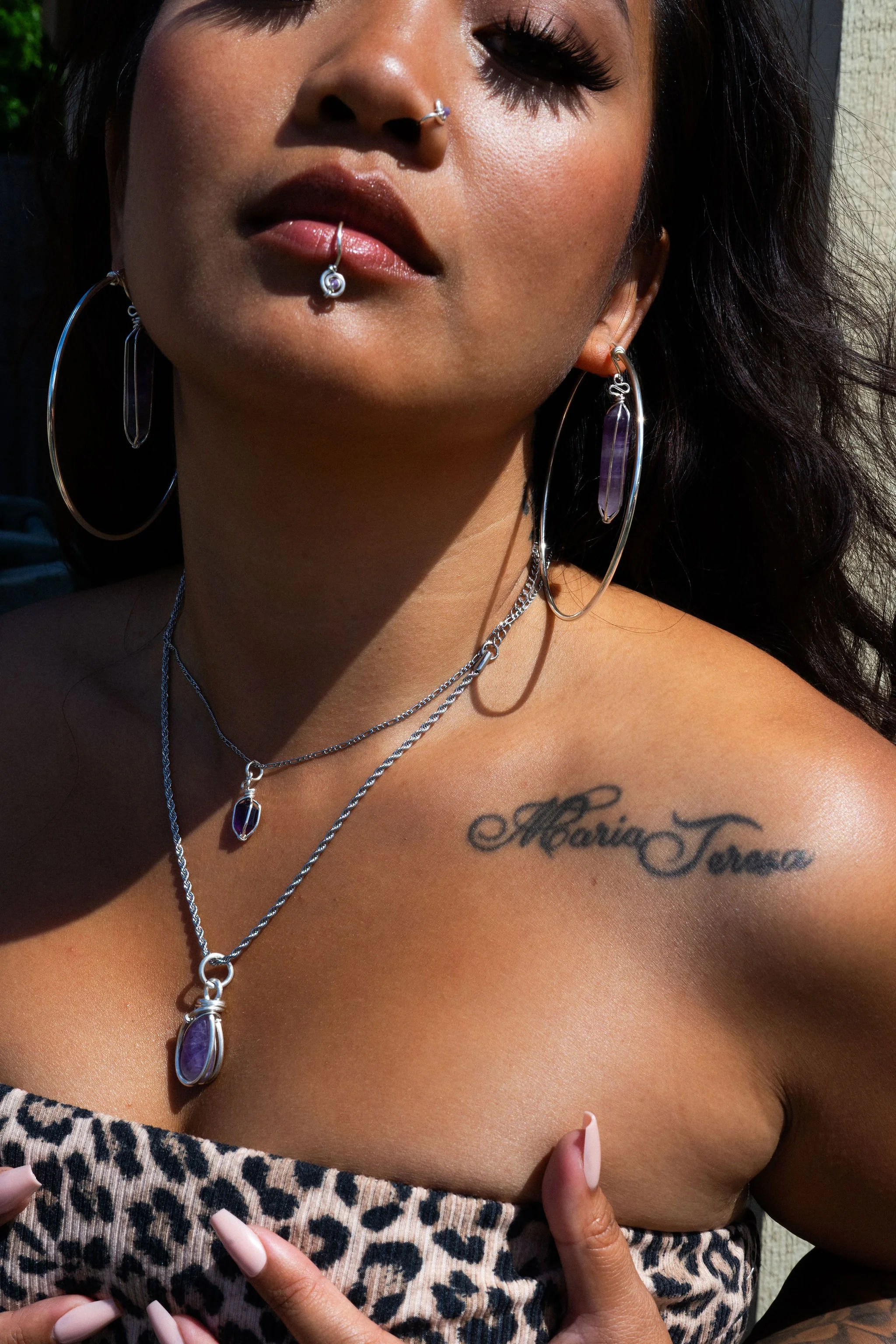 Radical (small silver pointed pendant)
