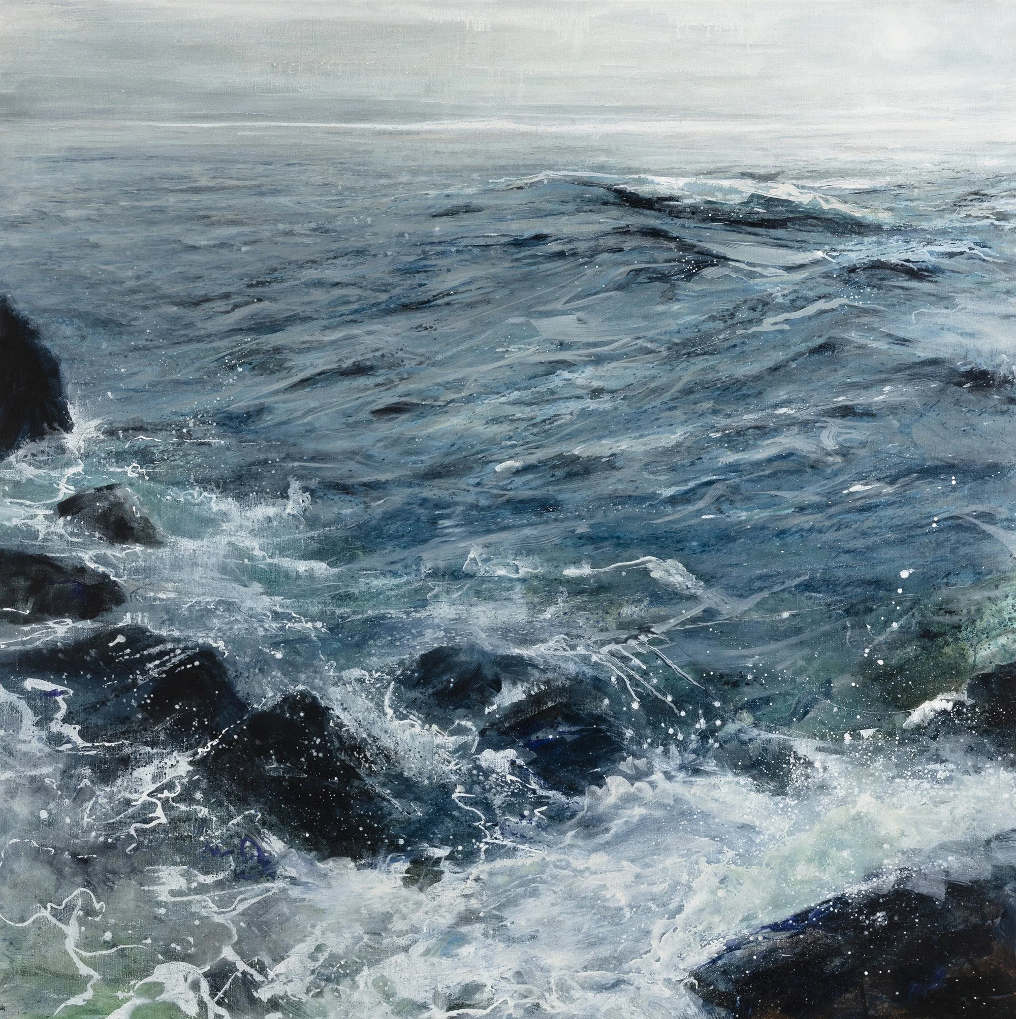 Revive, olja på linne / oil on linen, 148 x 148 cm