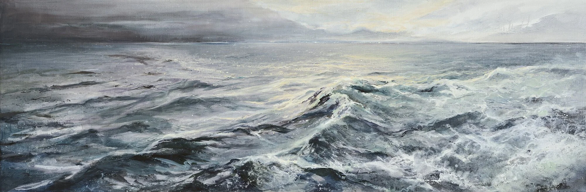 The Return, olja på linne / oil on linen, 92 x 275 cm