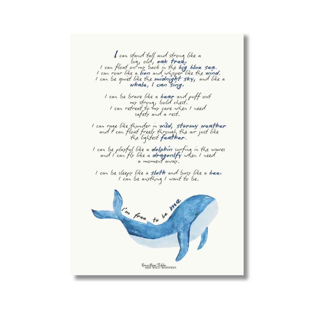 "I'm Free to be me" Art Print