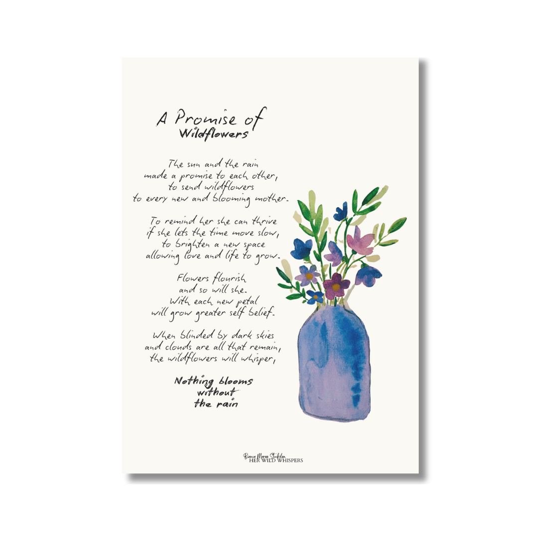 "The Promise of Wildflowers" Art Print