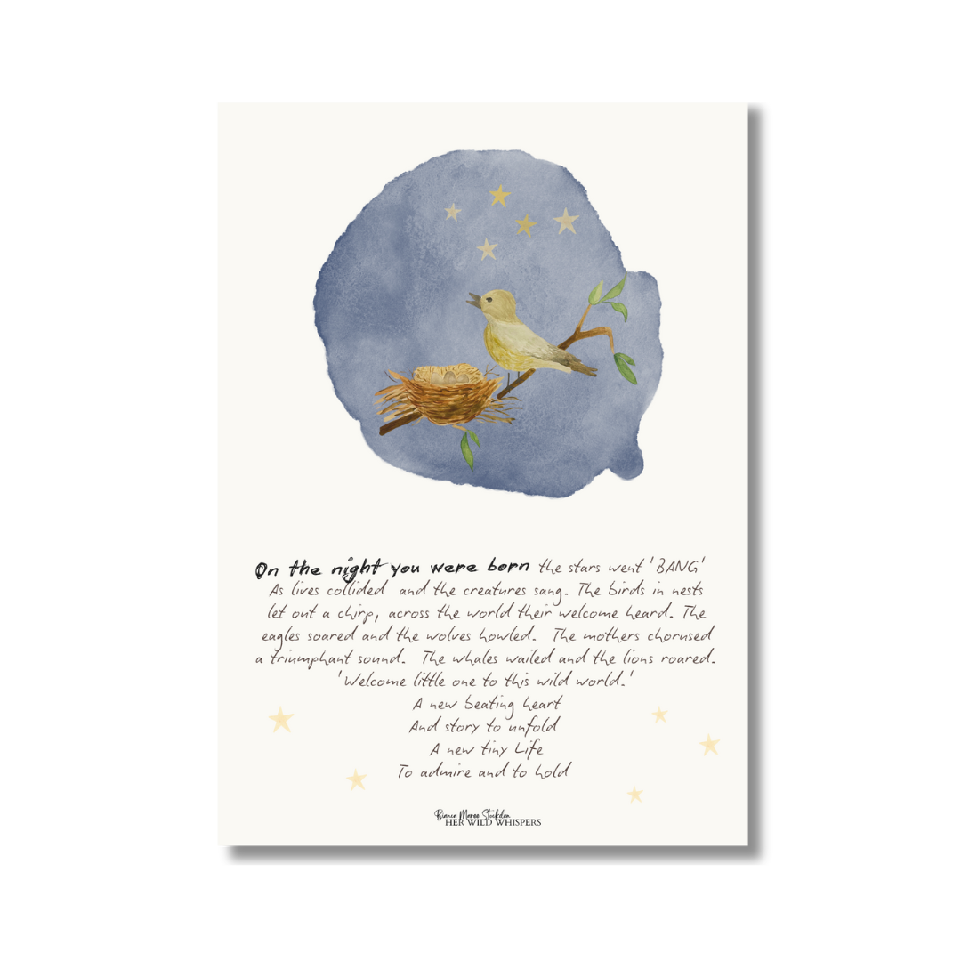 "On The Night You Were Born" Art Print