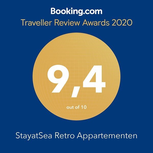 Een nieuw jaar, tijd voor nieuwe vakantieplannen.
Bedankt aan alle reizigers die ervoor gezorgd hebben dat Stay@Sea Blankenberge een mooie Traveller Review Award heeft gekregen van 9,4. 
Ook dit jaar staan we weer vol enthousiasme klaar om onze gaste