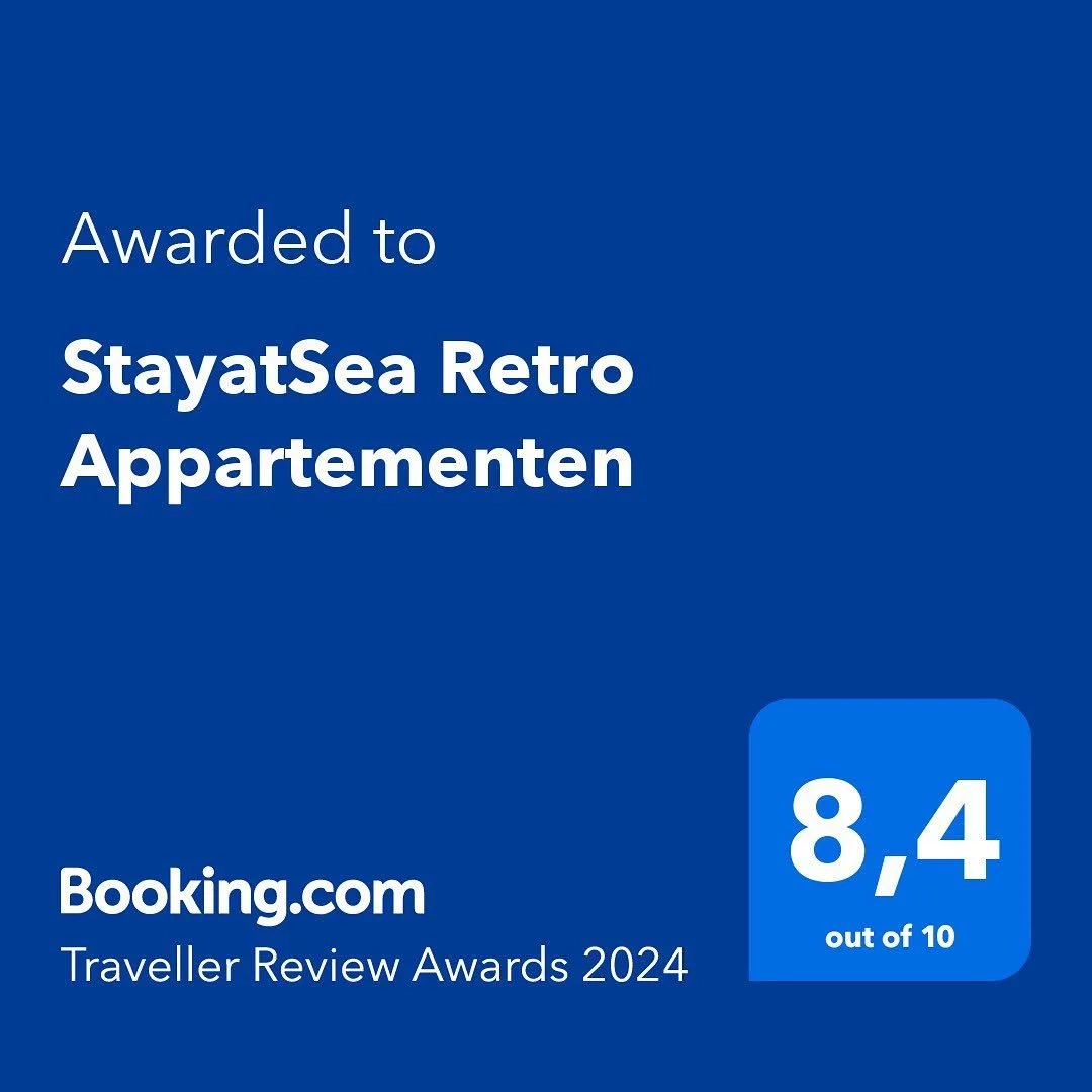 Bedankt aan alle reizigers die ervoor gezorgd hebben dat Stay@Sea Blankenberge een mooie Traveller Review Award heeft gekregen van 8,4! 🌟

Dit jaar staan we weer klaar met onze retro appartementen voor een zorgeloos verblijf aan de Noordzeekust. 

B