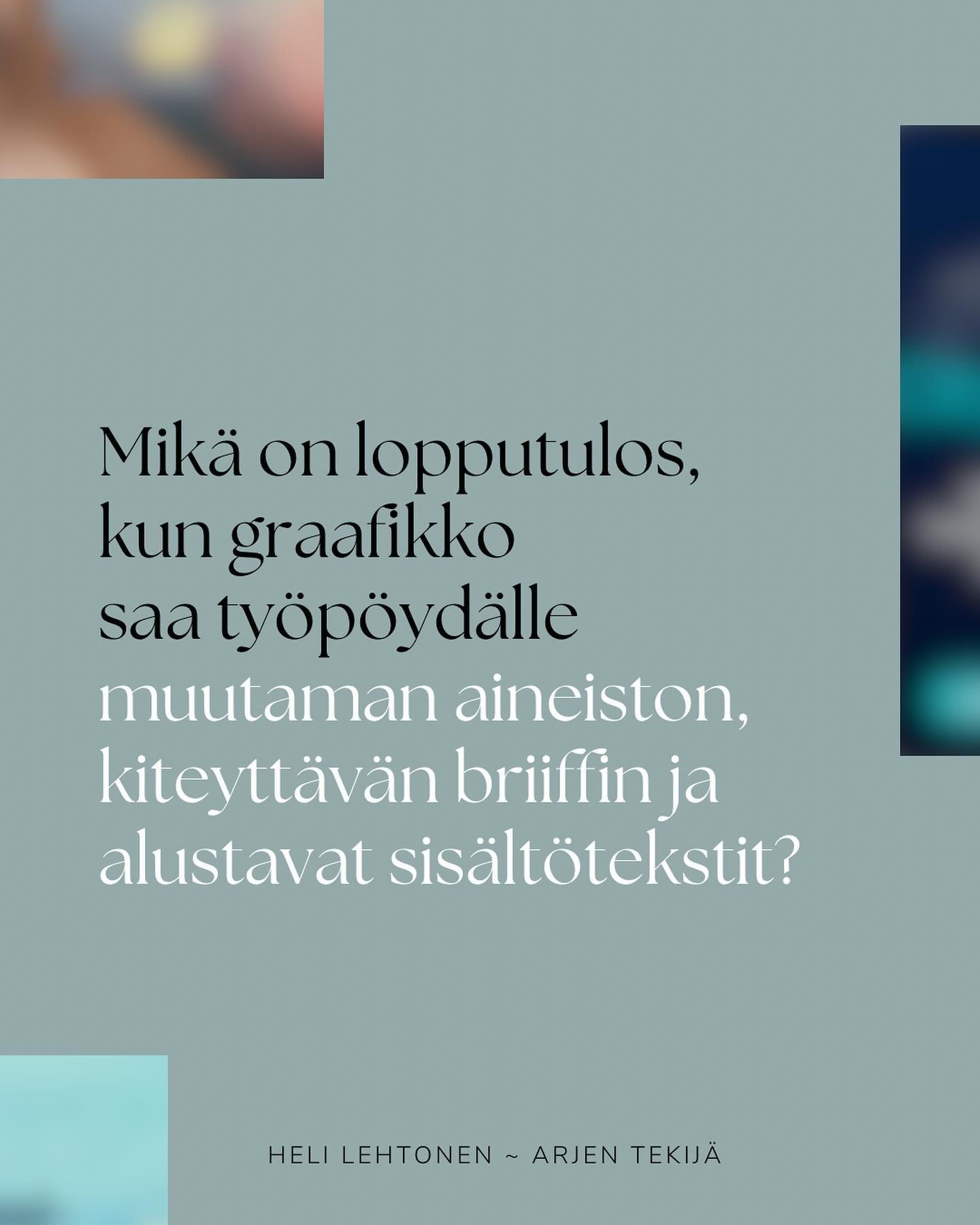 Tein tovi sitten uudehkolle &auml;pille, @cityappsuomi, somekuvia Canvalla.

K&auml;ytin tiedostot my&ouml;s Adoben Photoshopissa ja Illustratorissa - ammattilaisohjelmat - mutta n&auml;kyvin ty&ouml; syntyi Canvalla. Se on sitten k&auml;tev&auml;!

