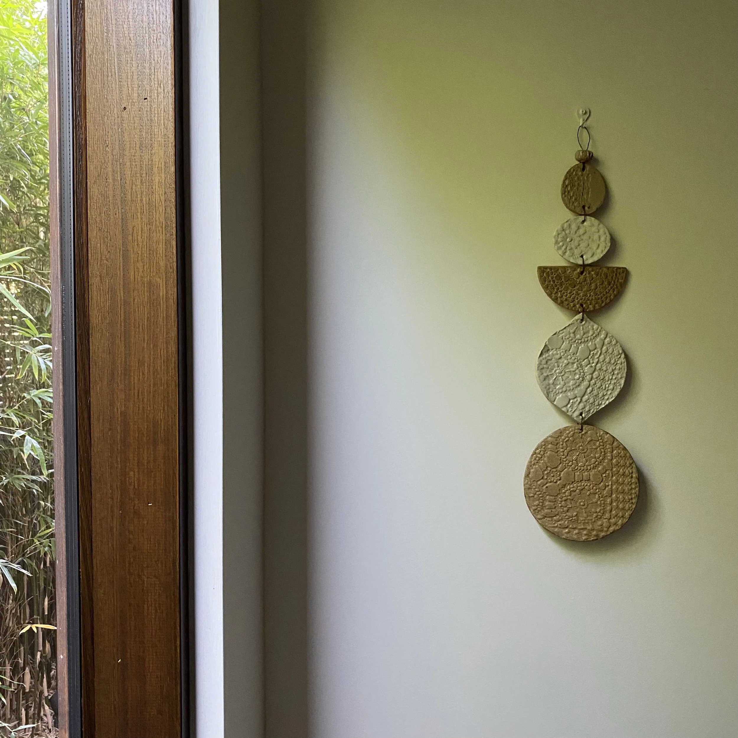 Unearthed Medium Flora Wall Hanging - Natural tones
