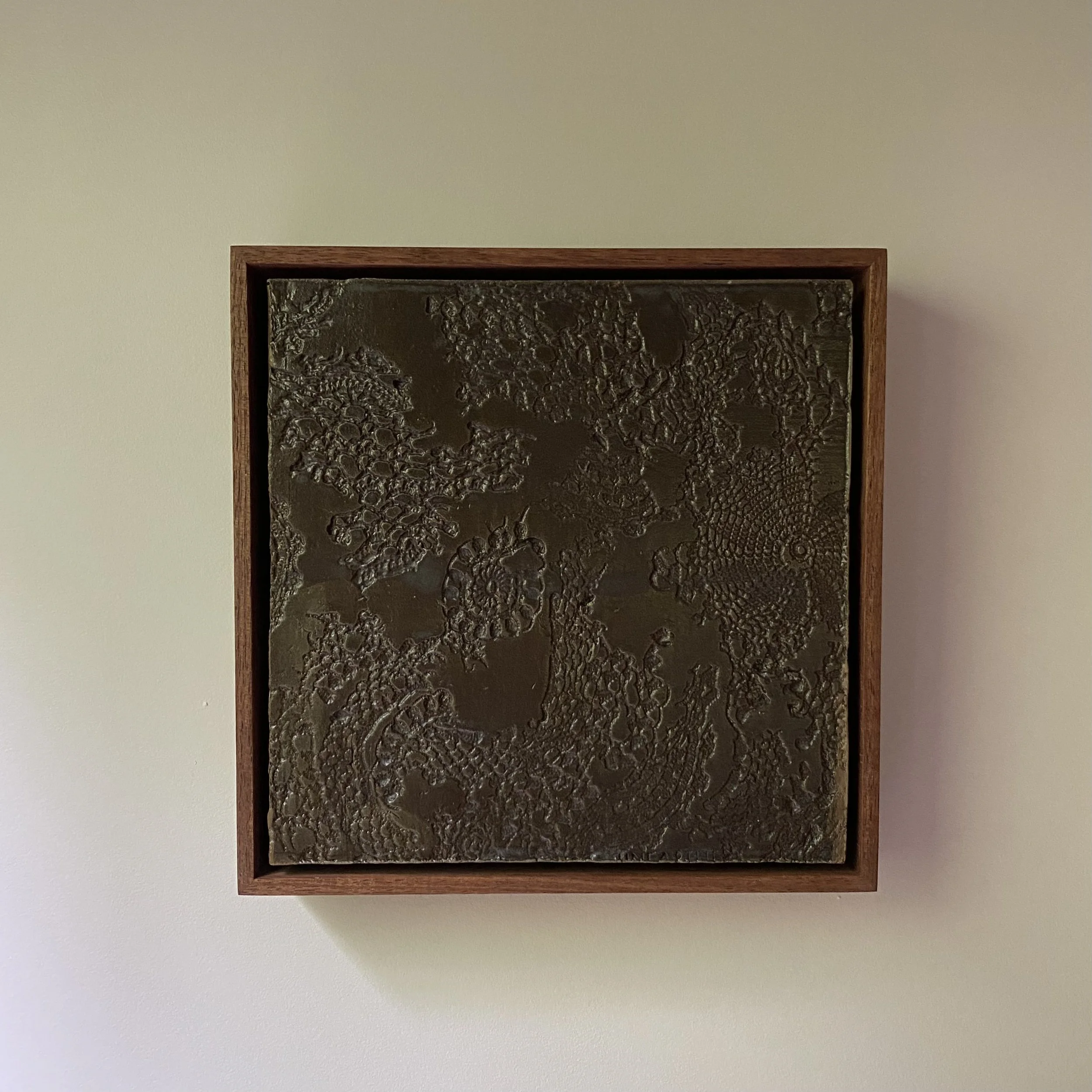 Unearthed Ceramic Plaque - Textile